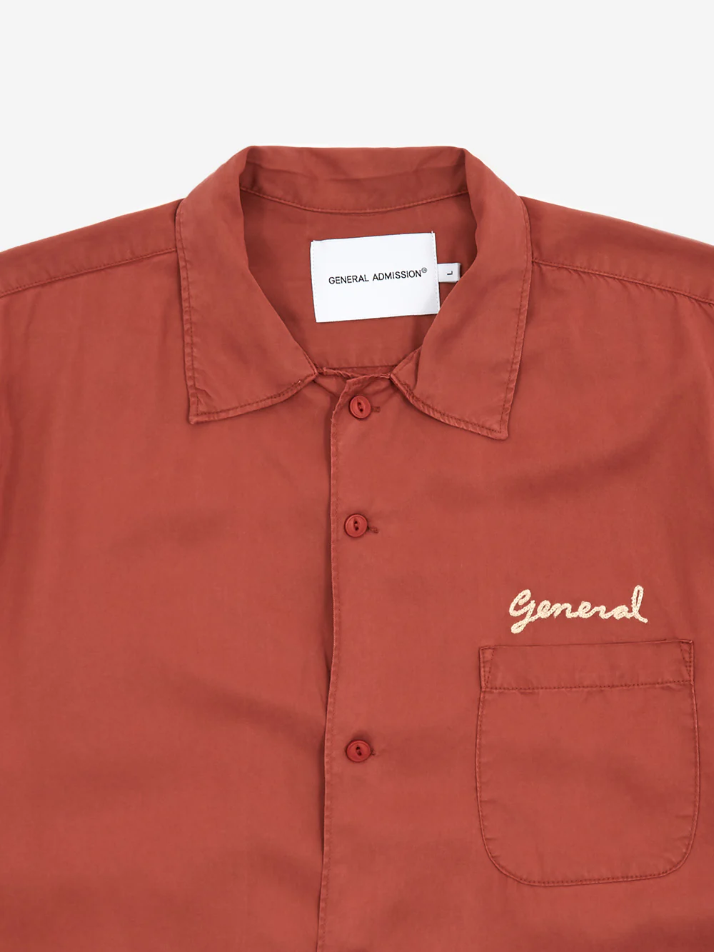 General Admission Mermaid Shortsleeve Shirt - Terracotta - Image 3