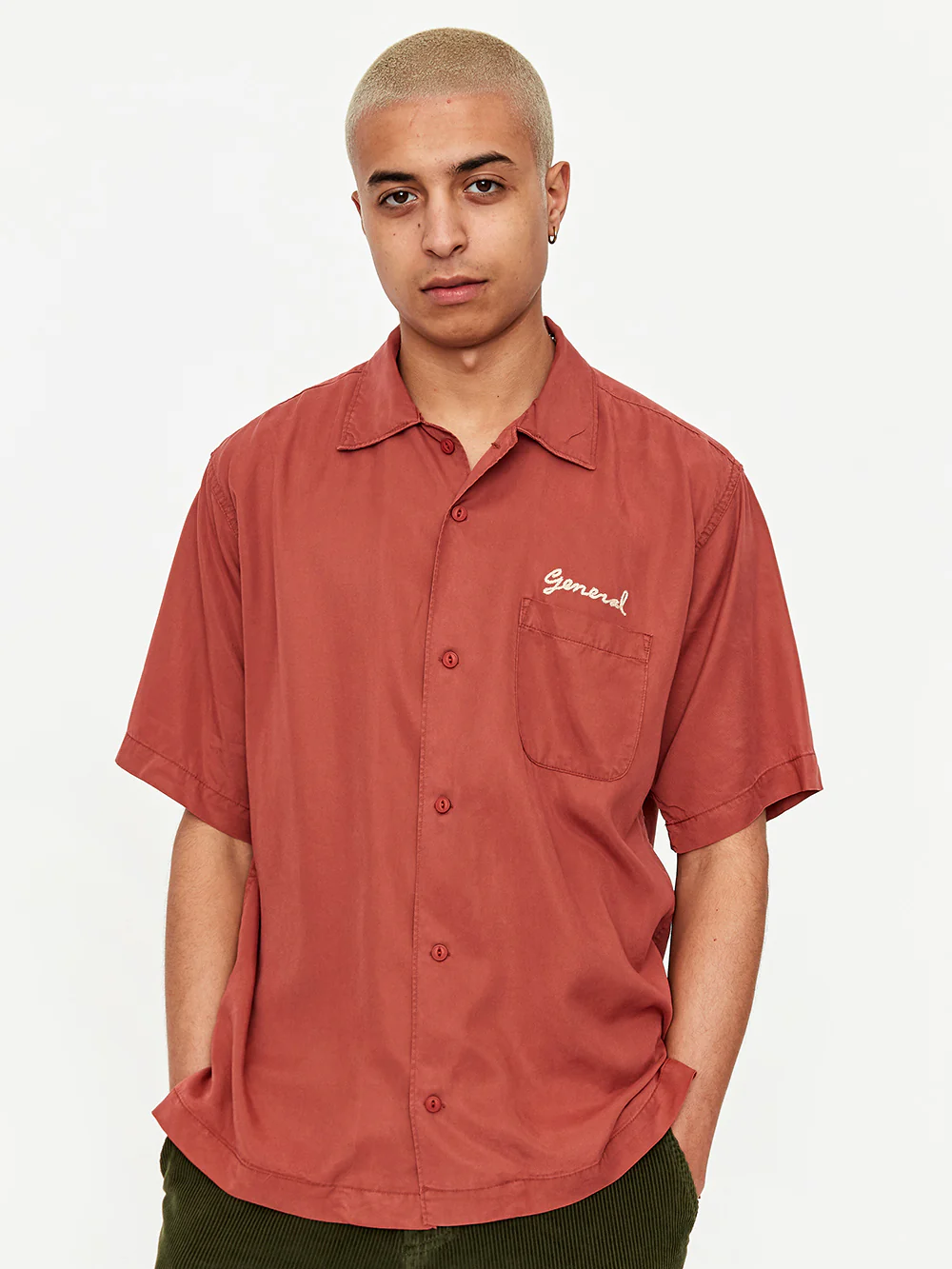 General Admission Mermaid Shortsleeve Shirt - Terracotta - Image 8