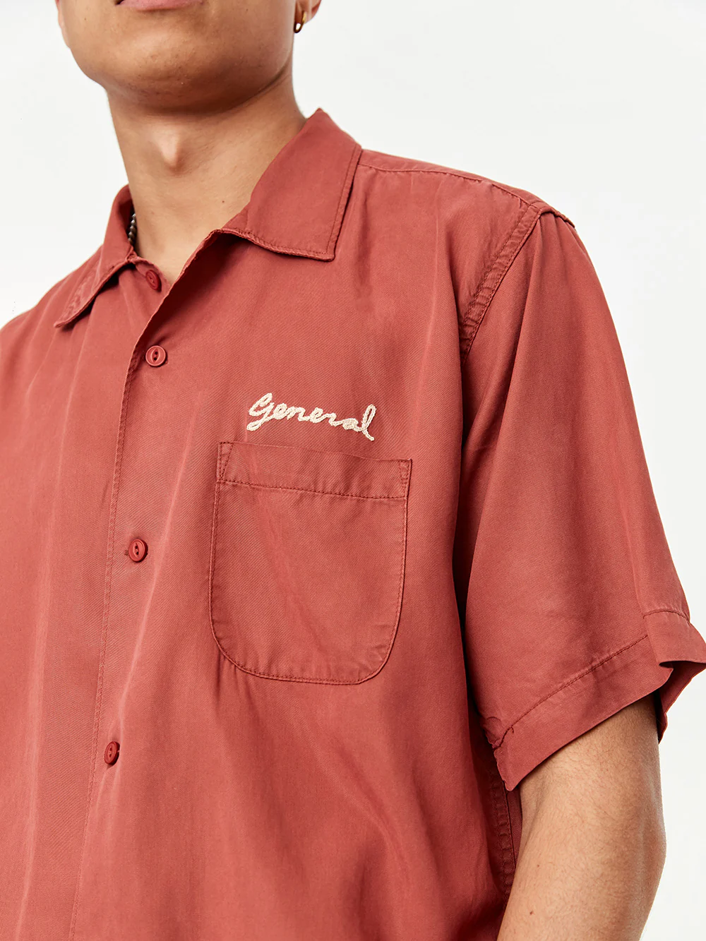 General Admission Mermaid Shortsleeve Shirt - Terracotta - Image 9