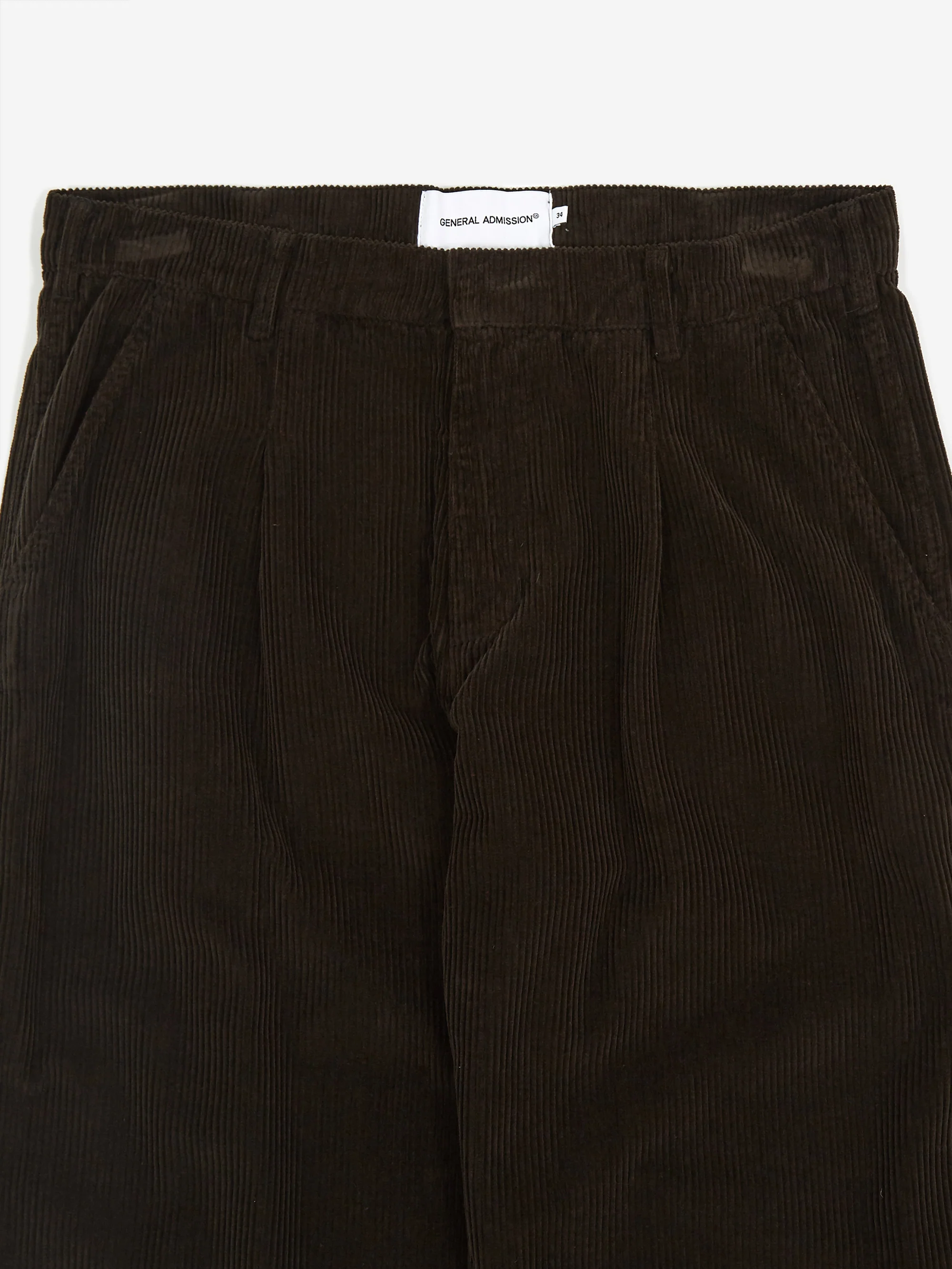 General Admission Midtown Pleated Trouser - Black - Image 3