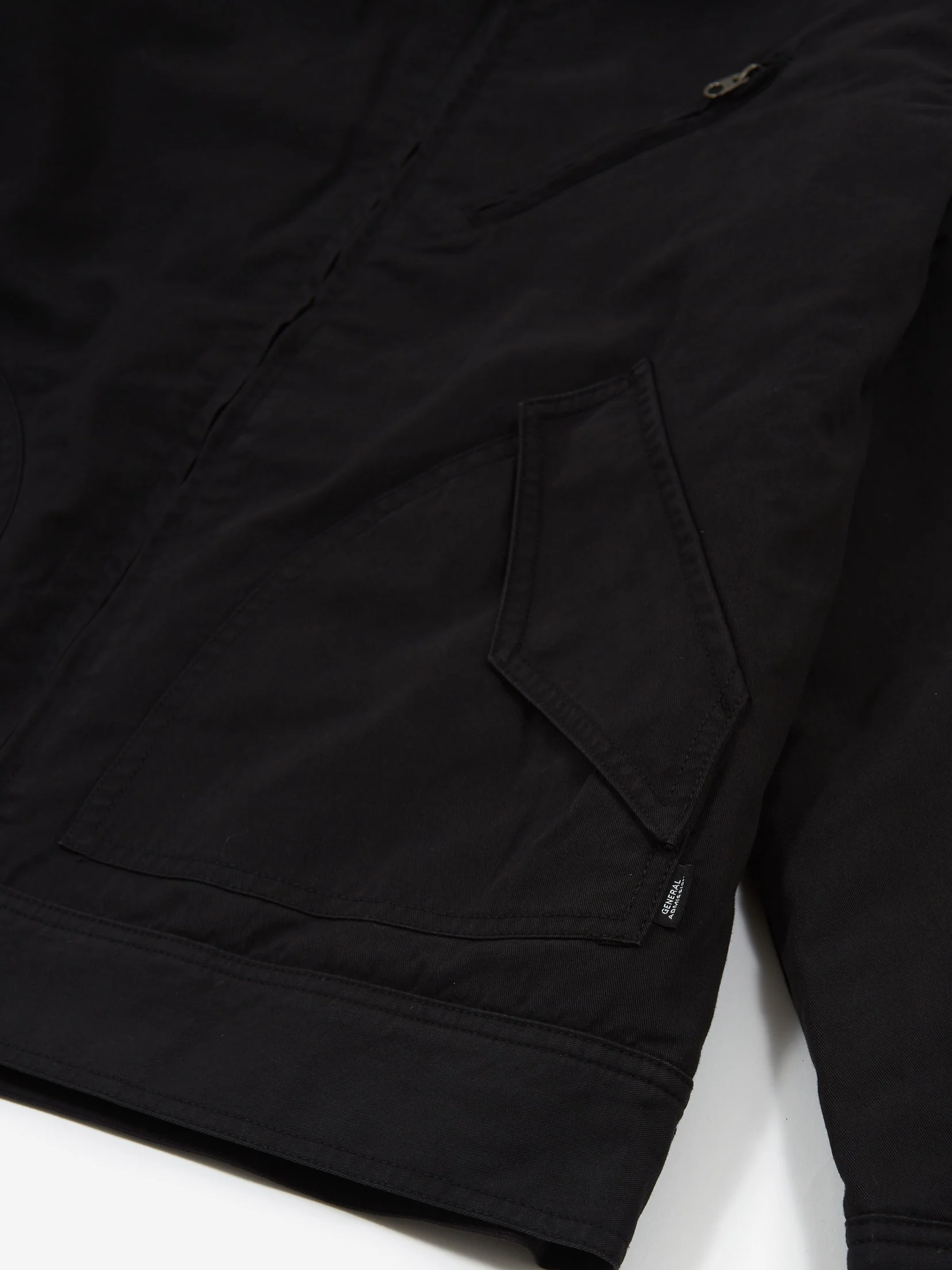 General Admission Quilt Lined Mechanic Jacket - Black - Image 3