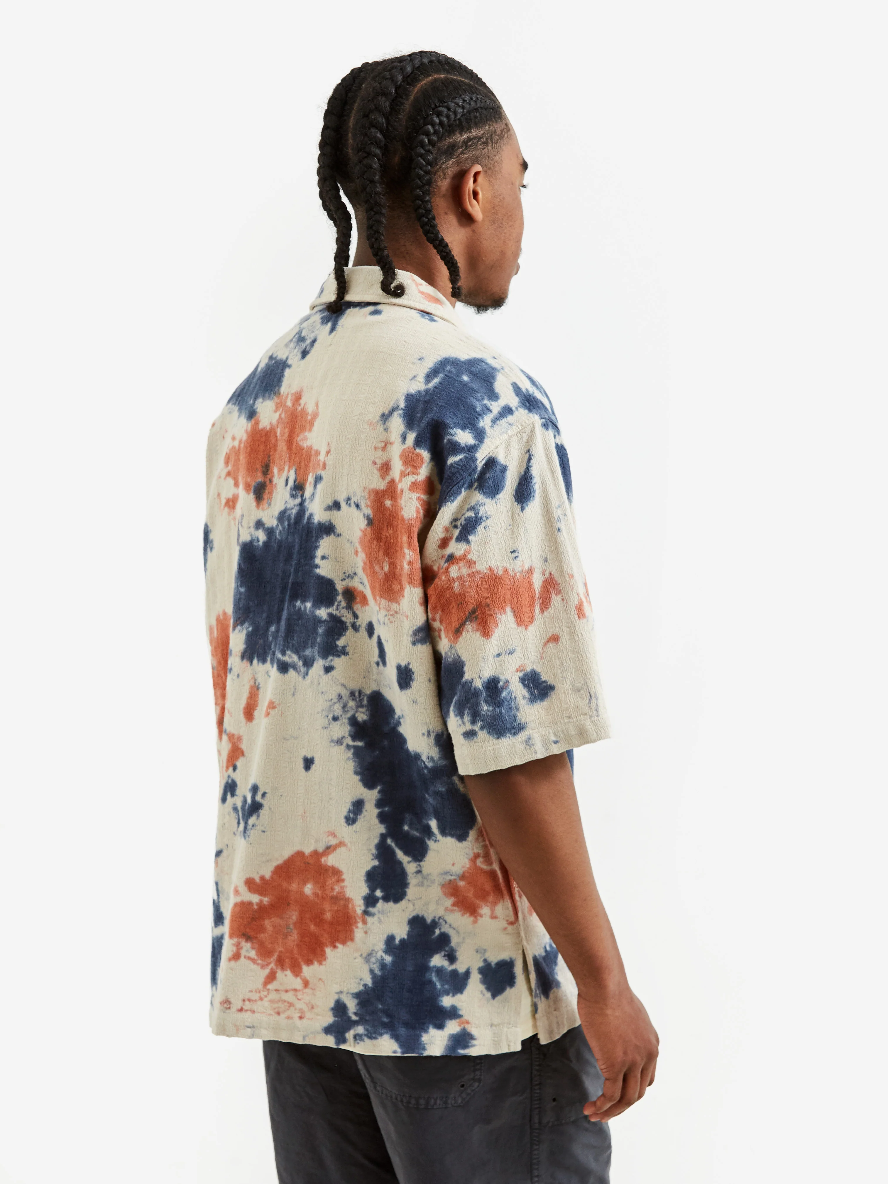 General Admission Skipper Collar Shirt - Natural Tie Dye - Image 7