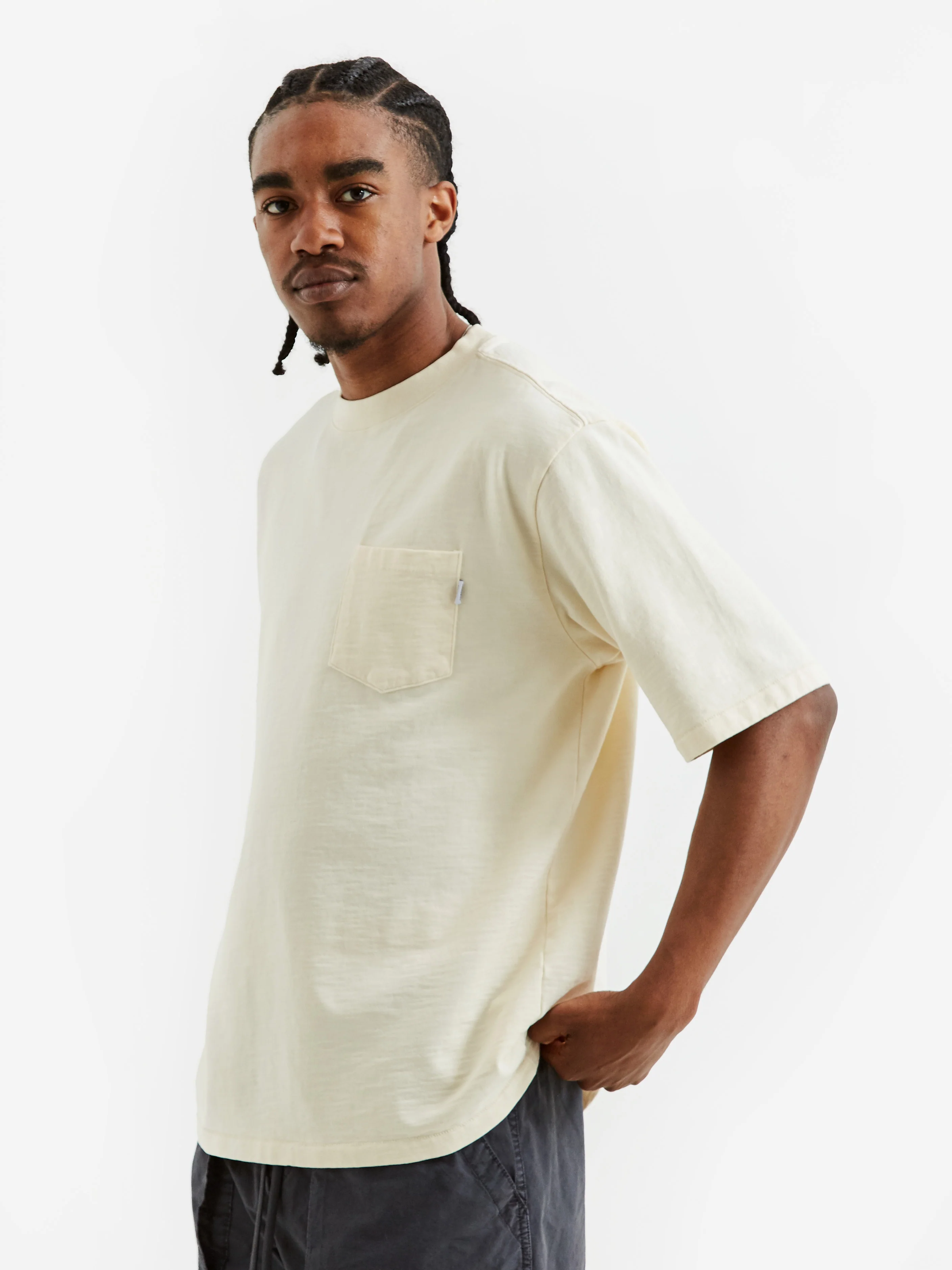 General Admission Slub Jersey Pocket T-Shirt - Natural - Image 5