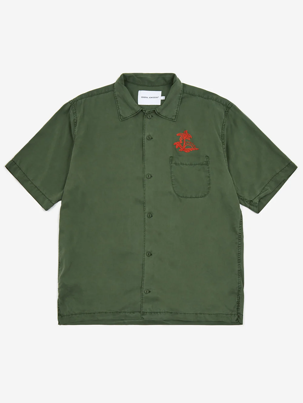 General Admission Sunset Shortsleeve Shirt - Green - Image 2