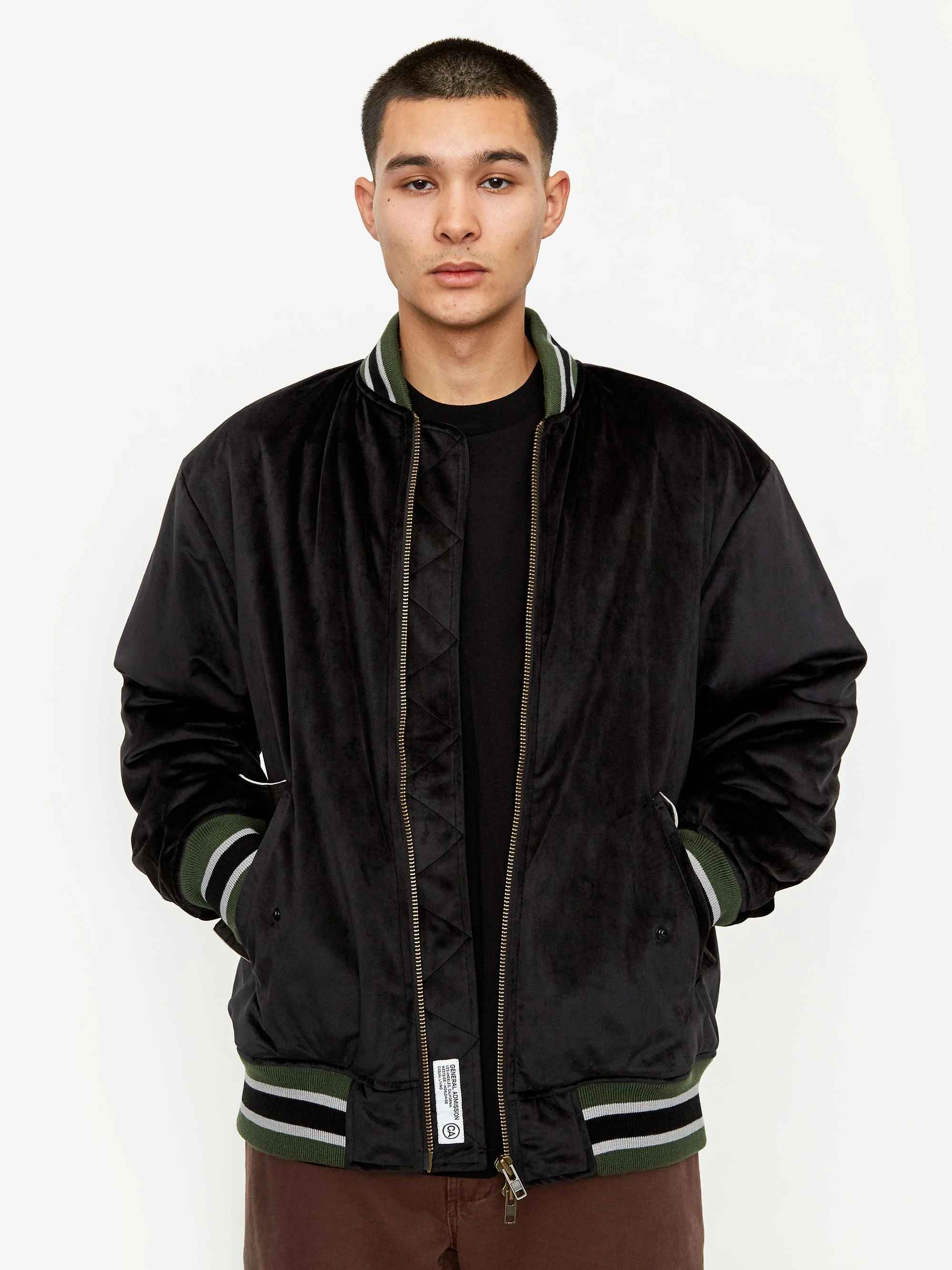 General Admission Toluca Bomber Jacket - Black - Image 5