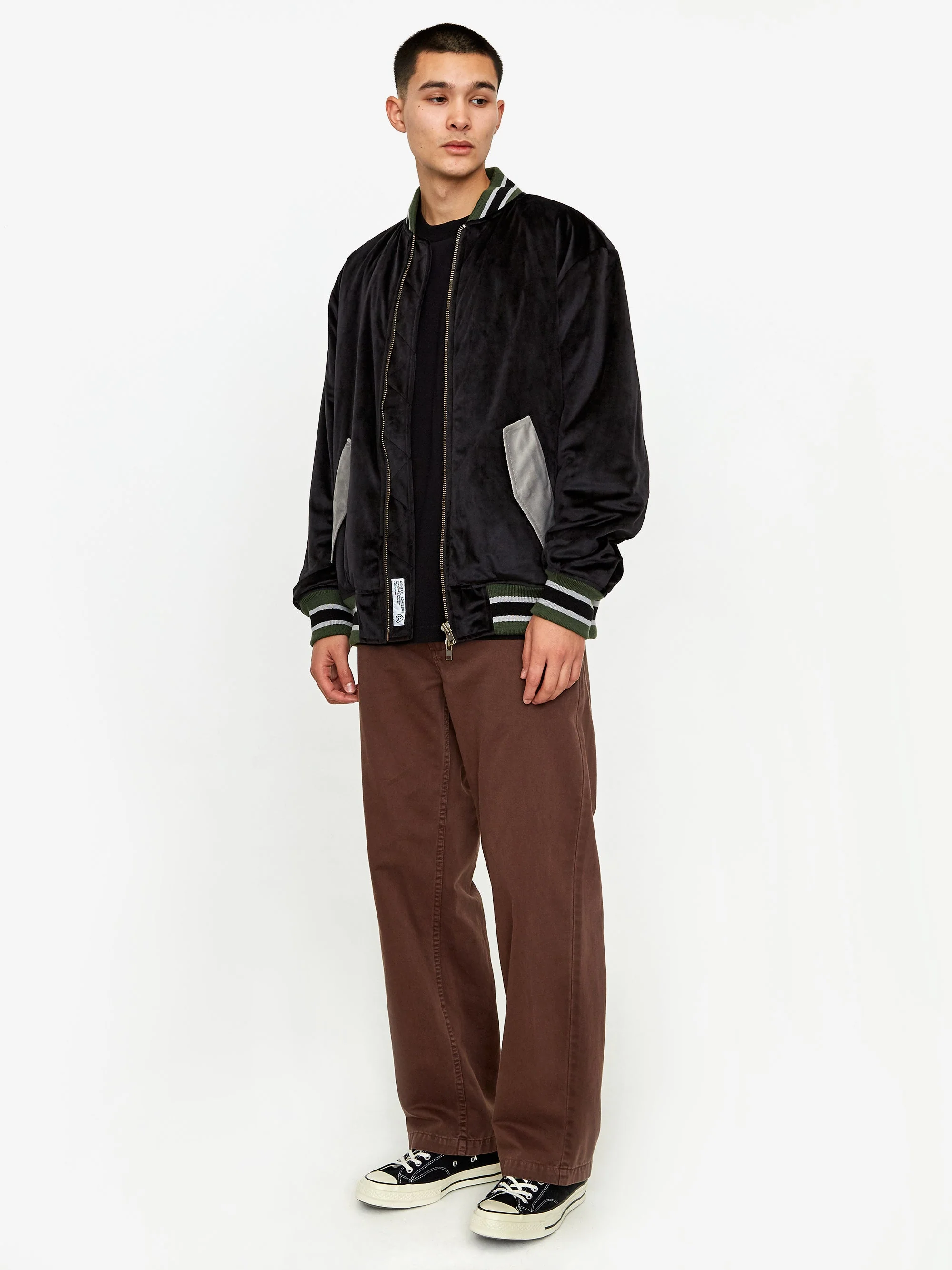 General Admission Toluca Bomber Jacket - Black - Image 6