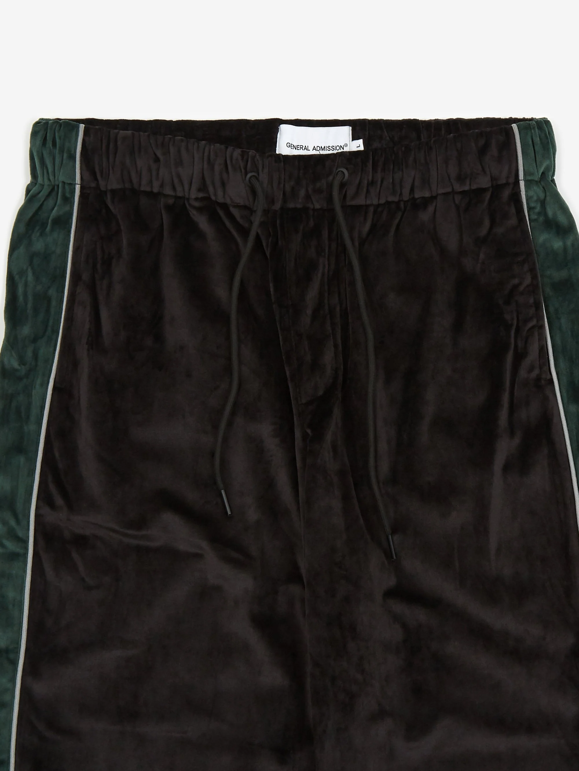 General Admission Toluca Velour Track Pant - Black - Image 3