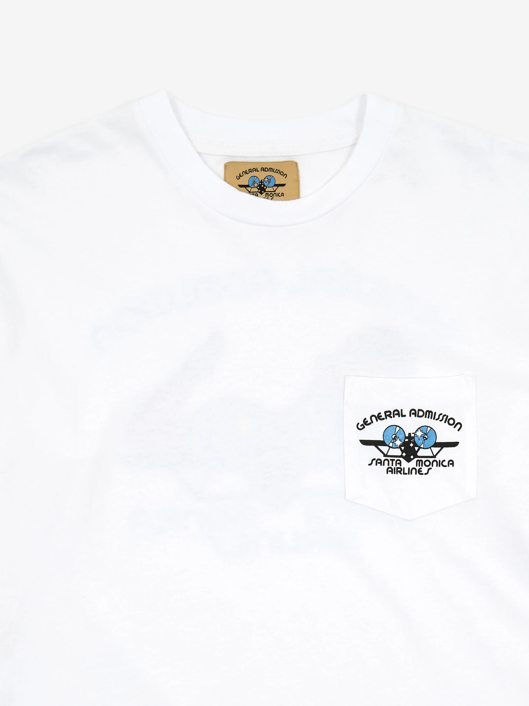 General Admission x Santa Monica Airlines Aloha Plane Longsleeve T-Shirt - White - Image 3