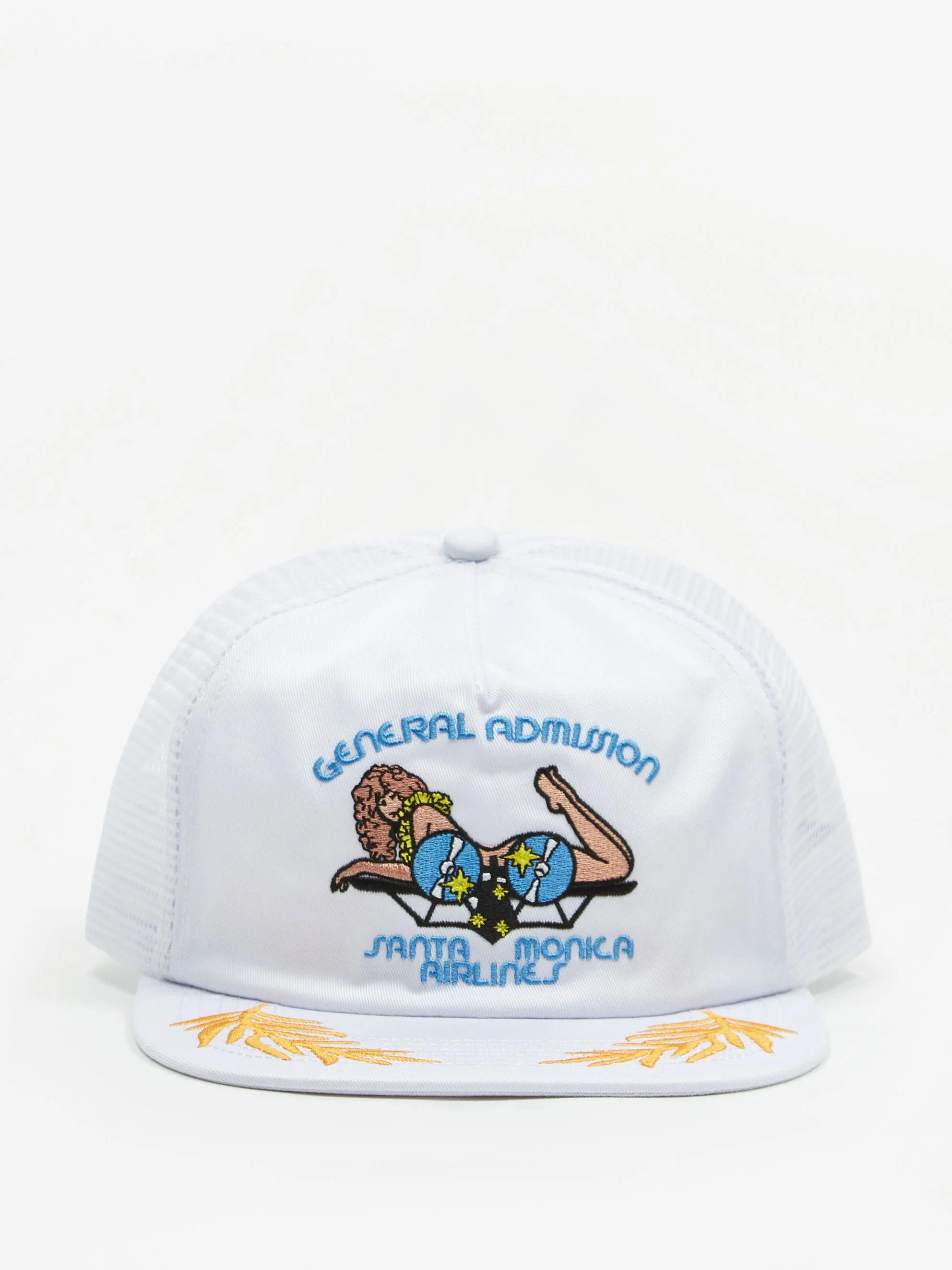 General Admission x Santa Monica Airlines Aloha Plane Trucker Cap - White - Image 3
