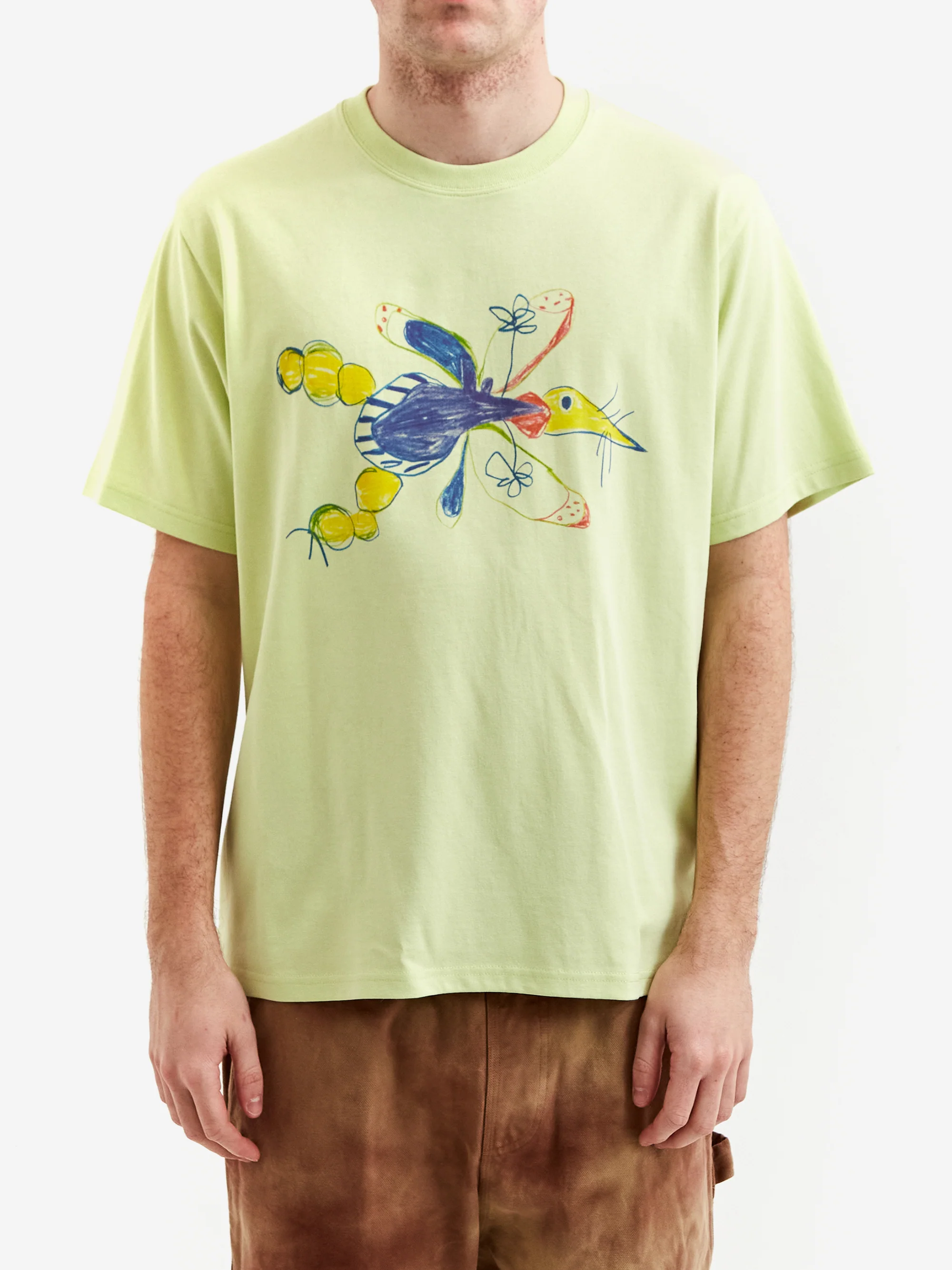 Gentle Fullness Dragonfly Short Sleeve T Shirt - Pistachio Dragonfly - Image 2