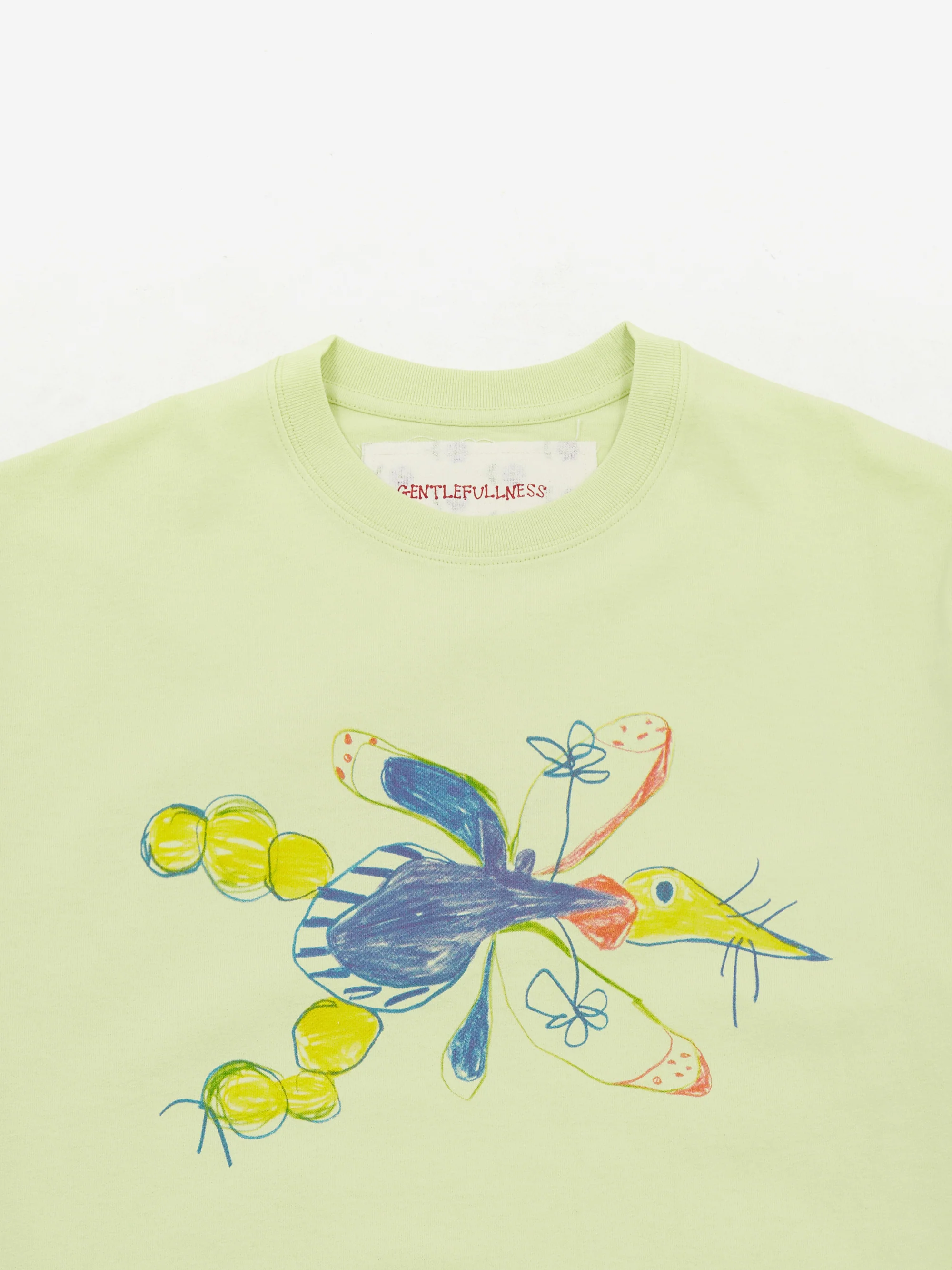 Gentle Fullness Dragonfly Short Sleeve T Shirt - Pistachio Dragonfly - Image 3