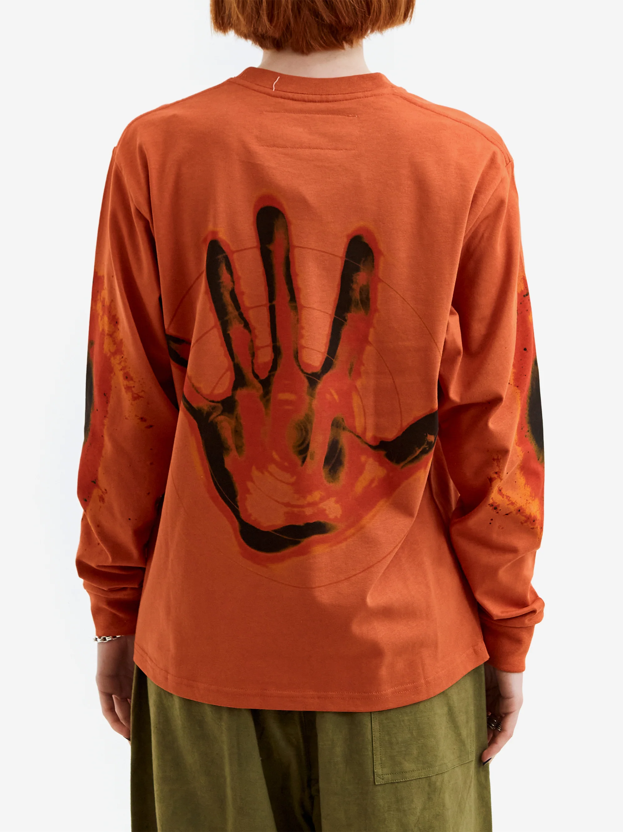 Gentle Fullness Gentle Tee LS W - Burnt Orange Hand - Image 3