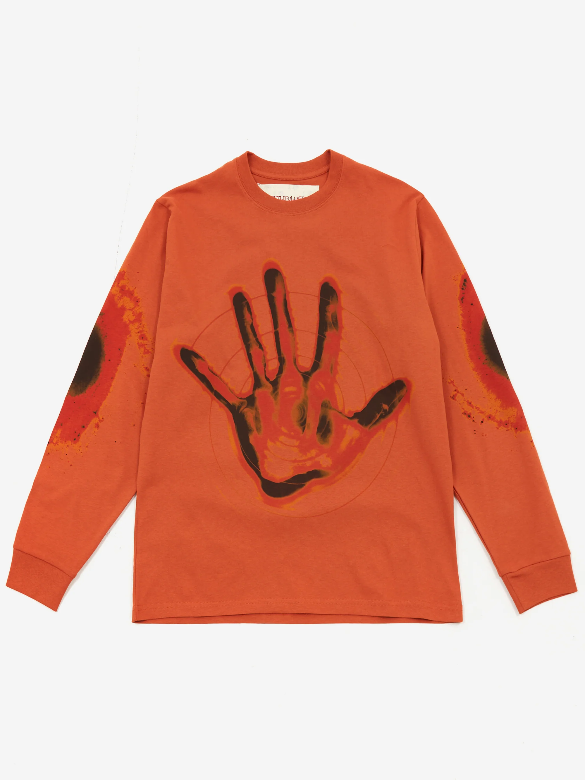 Gentle Fullness Handprint Long Sleeve T-Shirt - Burnt Orange