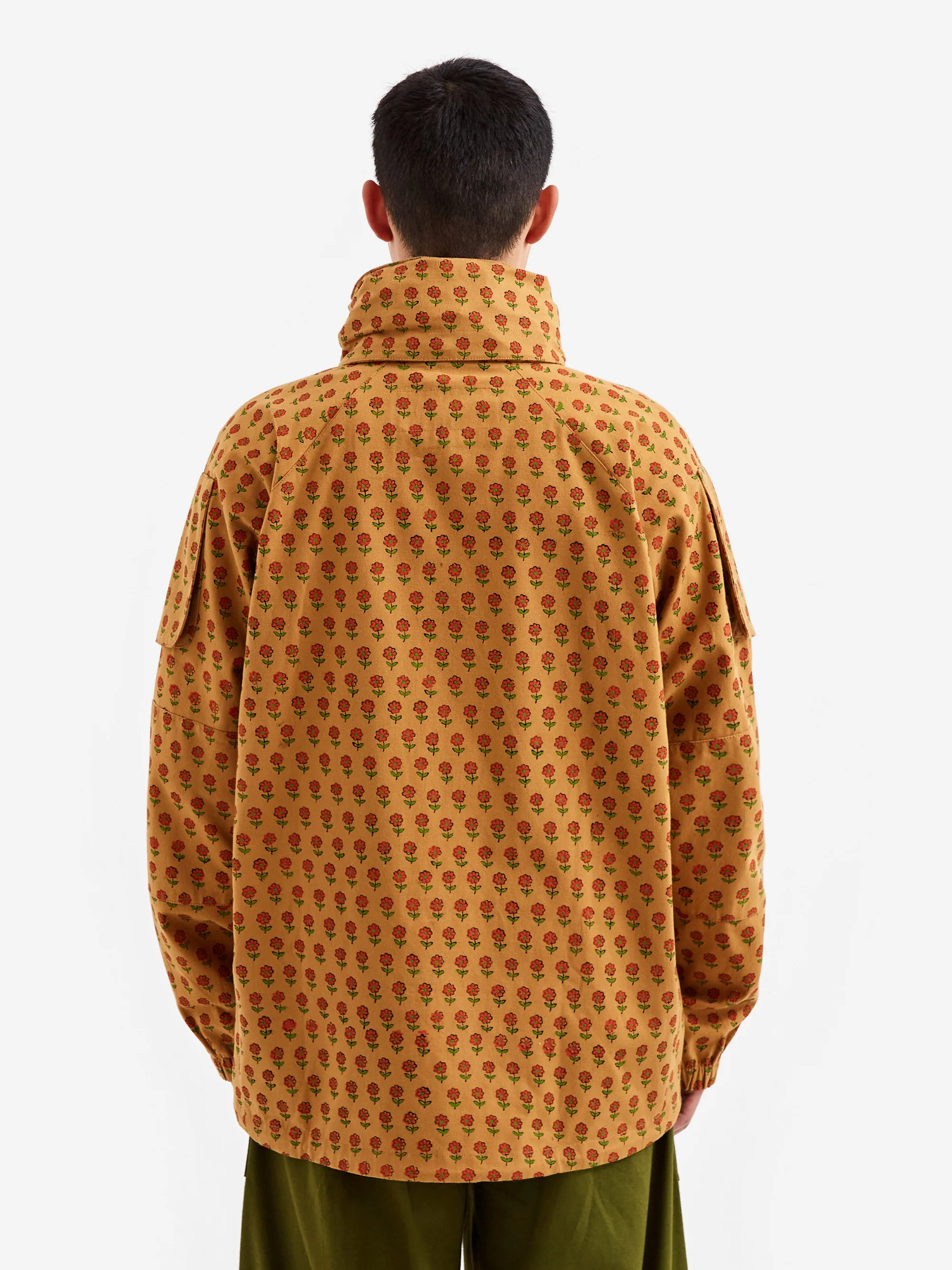 Gentle Fullness Charm Jacket - Cinnamon 1970s Print - Image 11