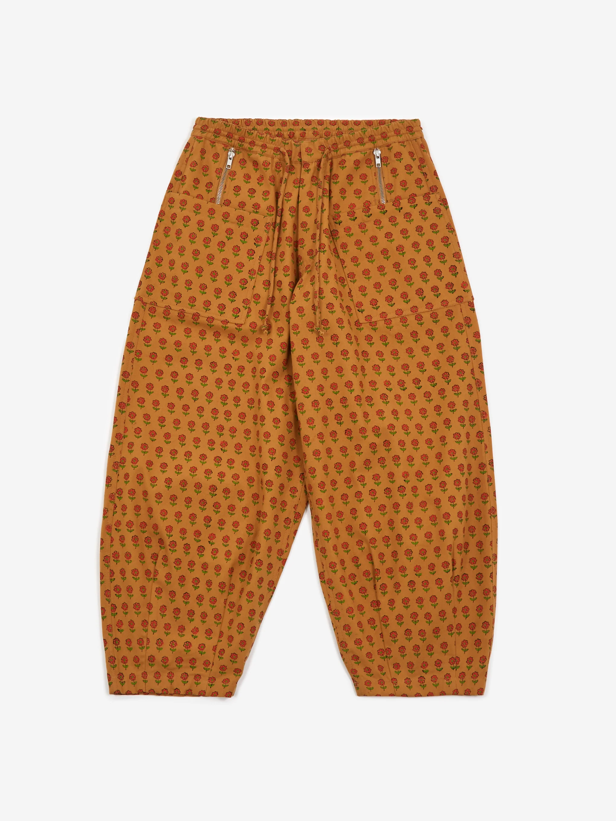 Gentle Fullness Found Trouser - Cinnamon 1970s Print