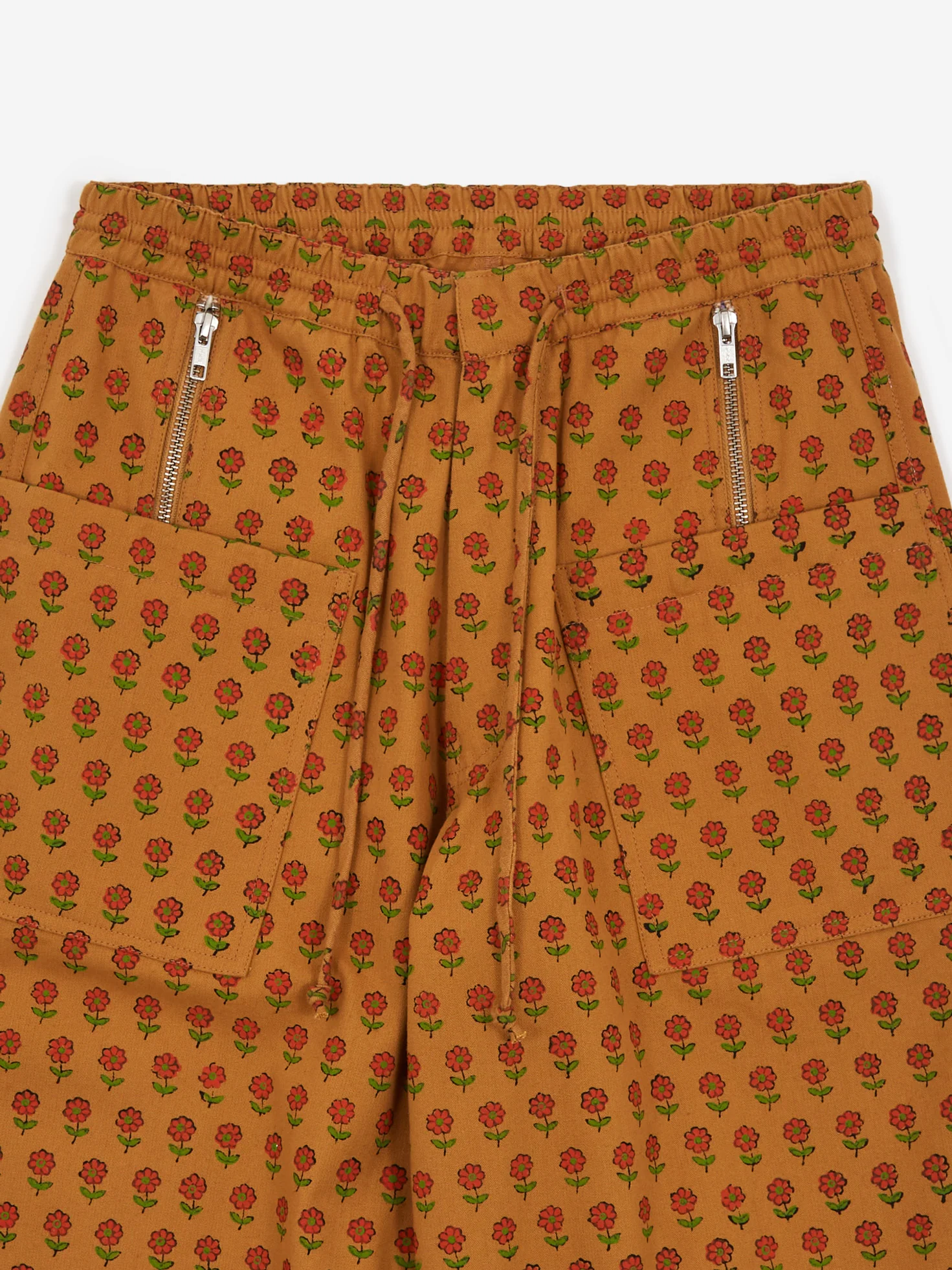 Gentle Fullness Found Trouser - Cinnamon 1970s Print - Image 3