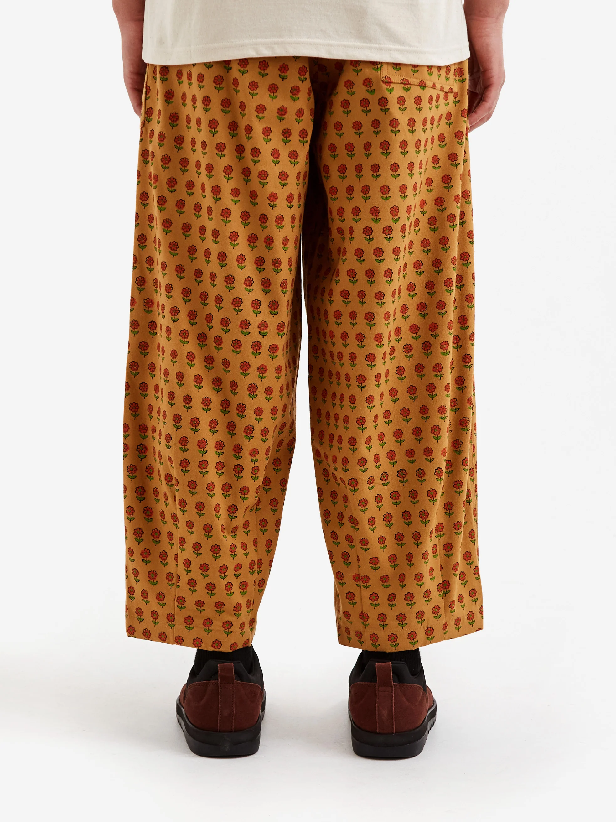 Gentle Fullness Found Trouser - Cinnamon 1970s Print - Image 7
