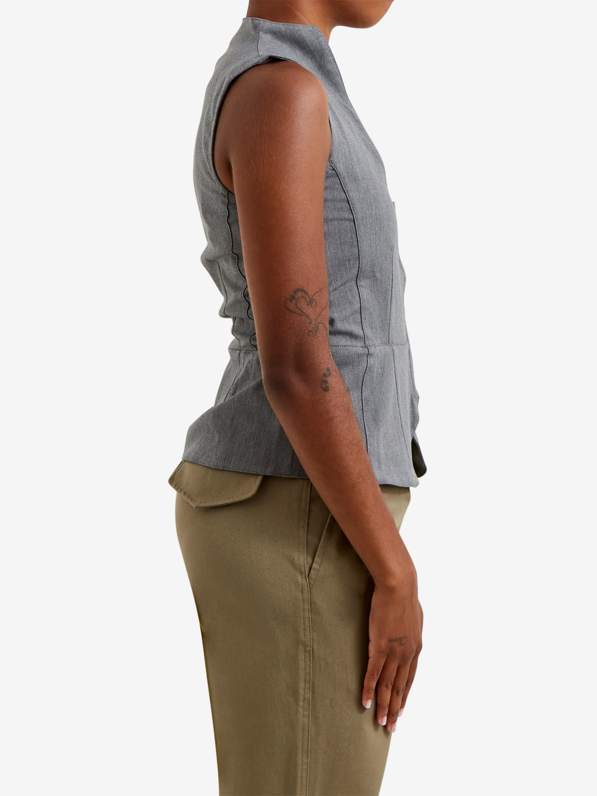Gimaguas Amor Top - Grey - Image 2