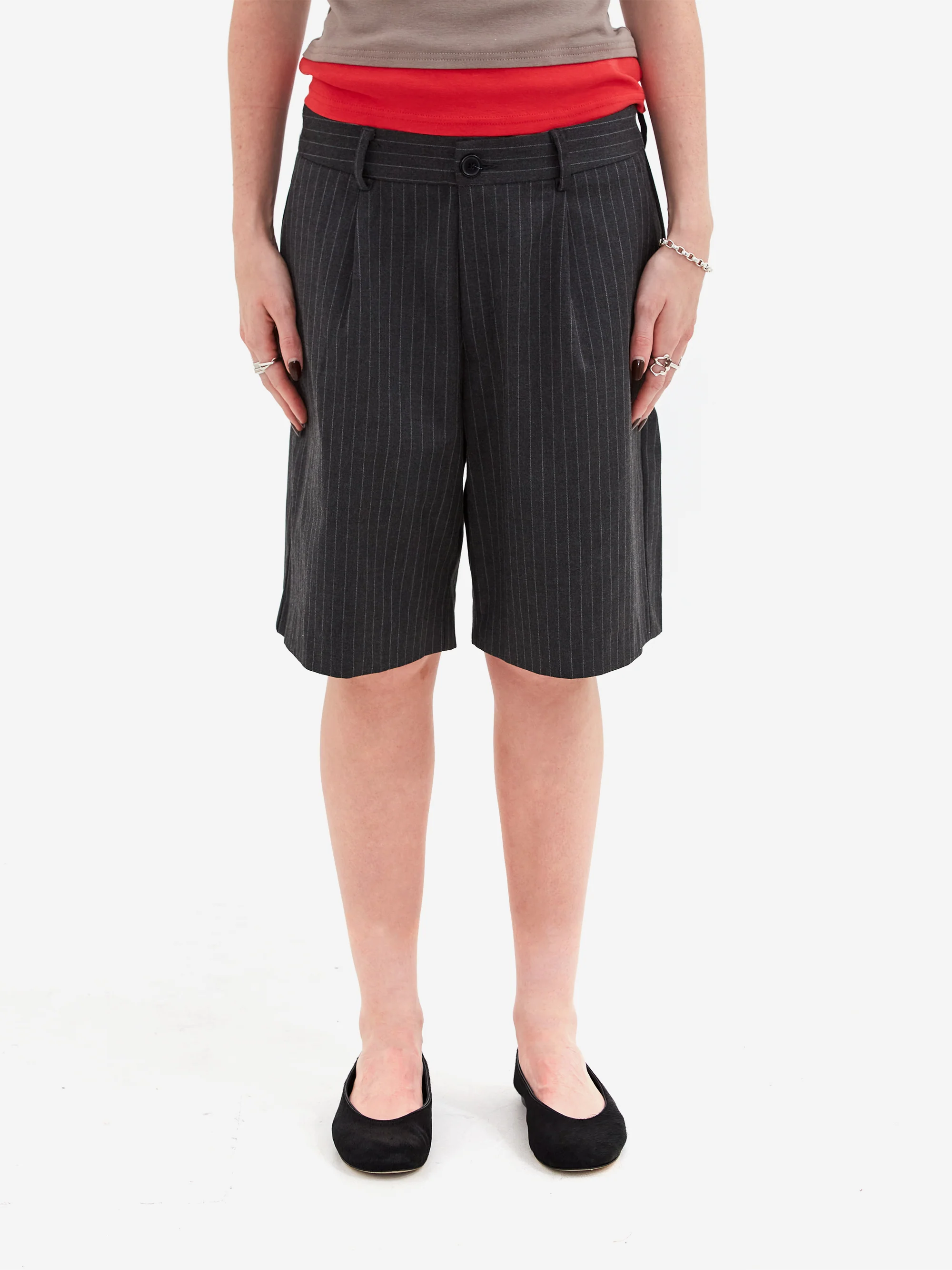 Gimaguas Daniel Shorts - Grey Stripe