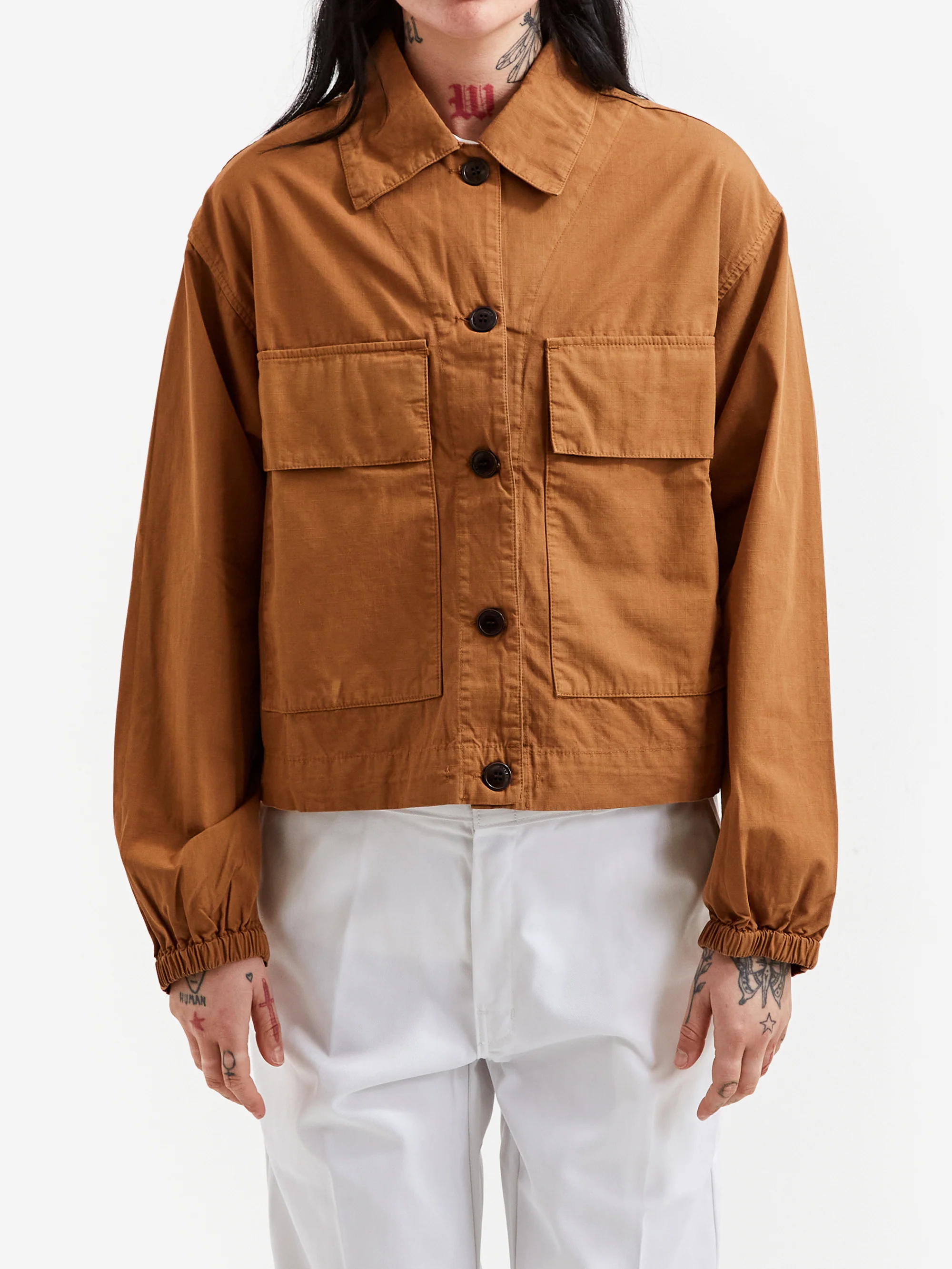 Girls Of Dust Worker Shirt - Caramel - Image 2