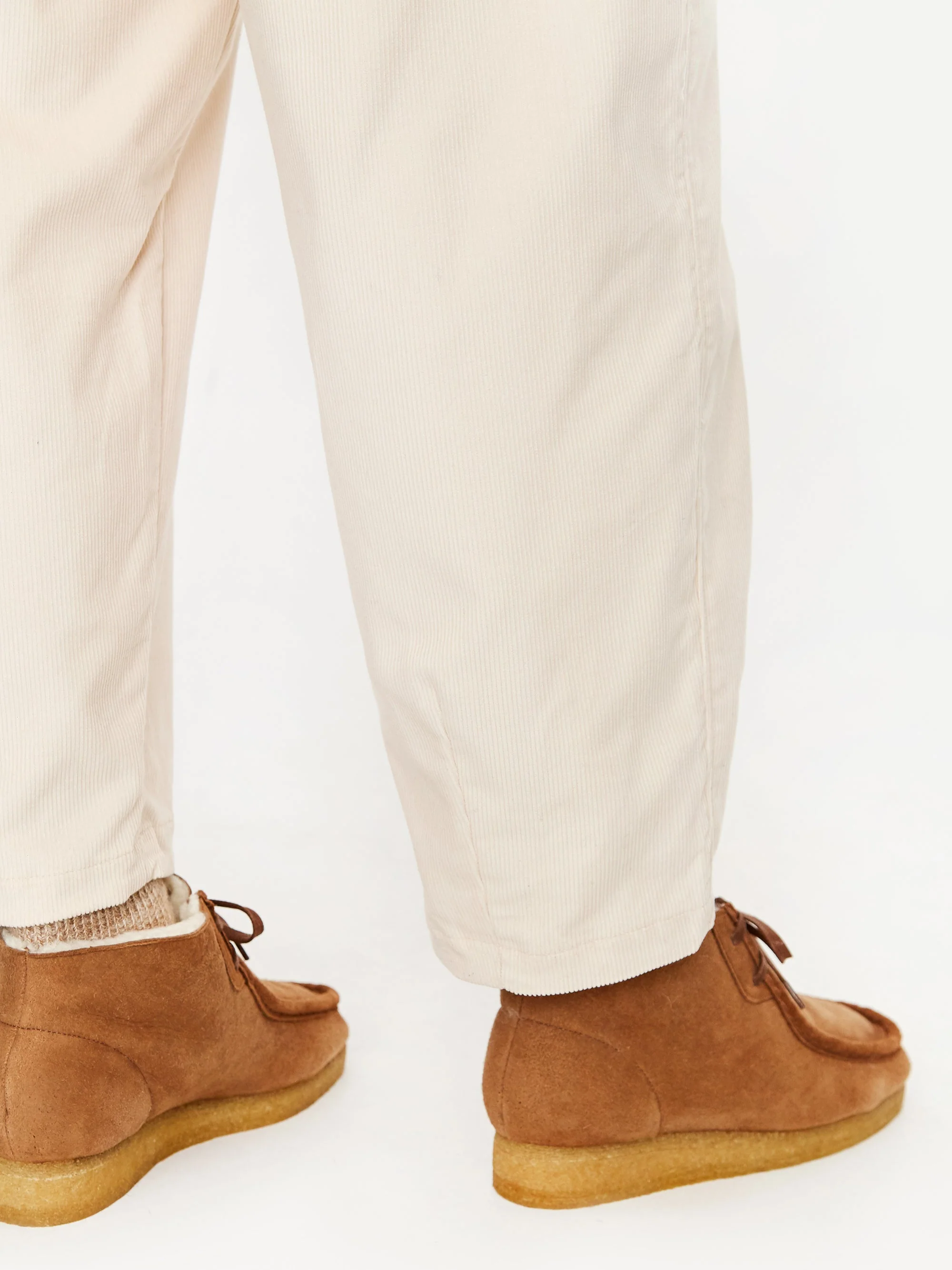 Girls Of Dust Pasha Baby Cord Low Crotch Pant - Stone - Image 6