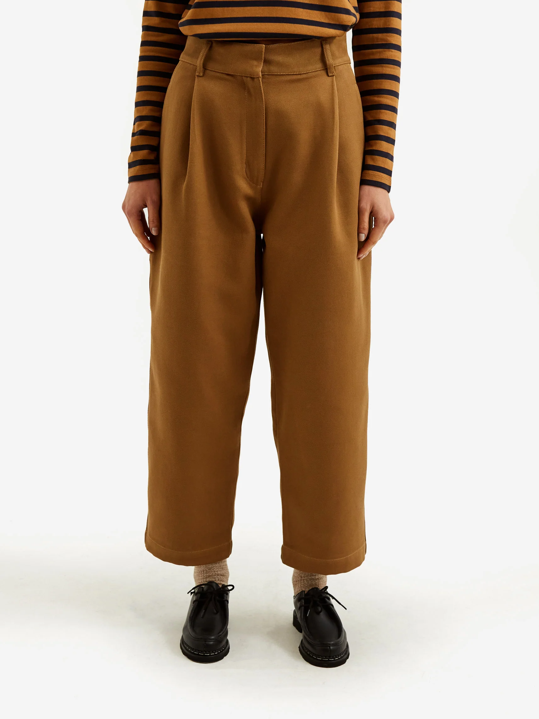 Girls Of Dust Bato Cotton British Worker Pant - Honey