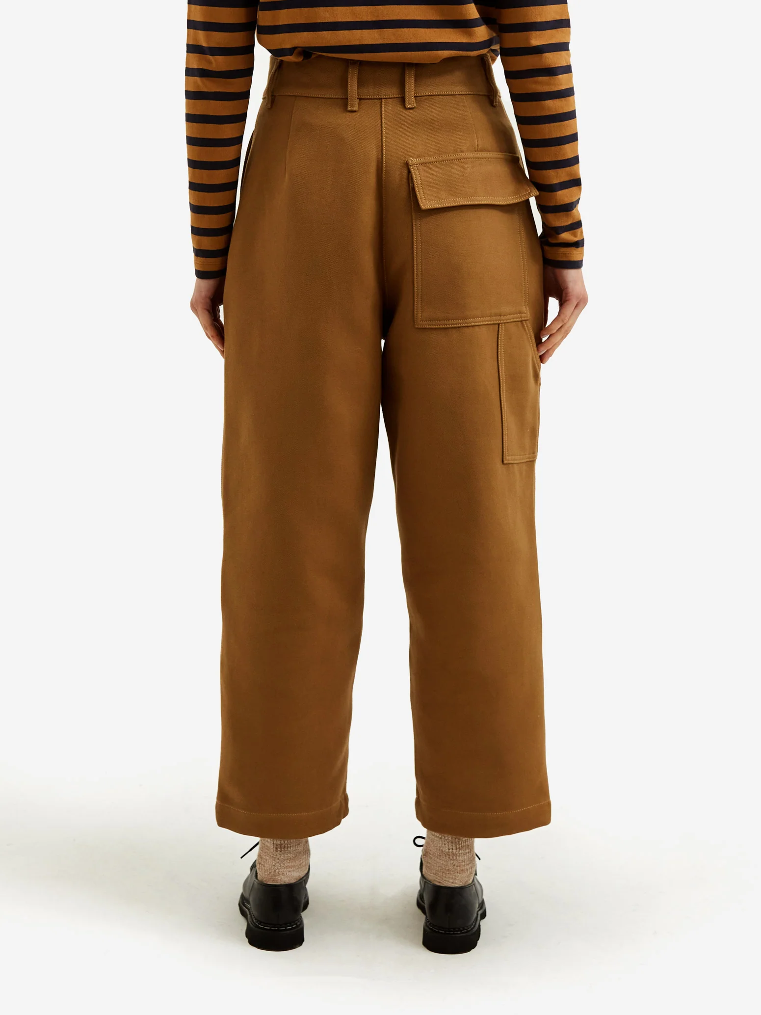 Girls Of Dust Bato Cotton British Worker Pant - Honey - Image 4
