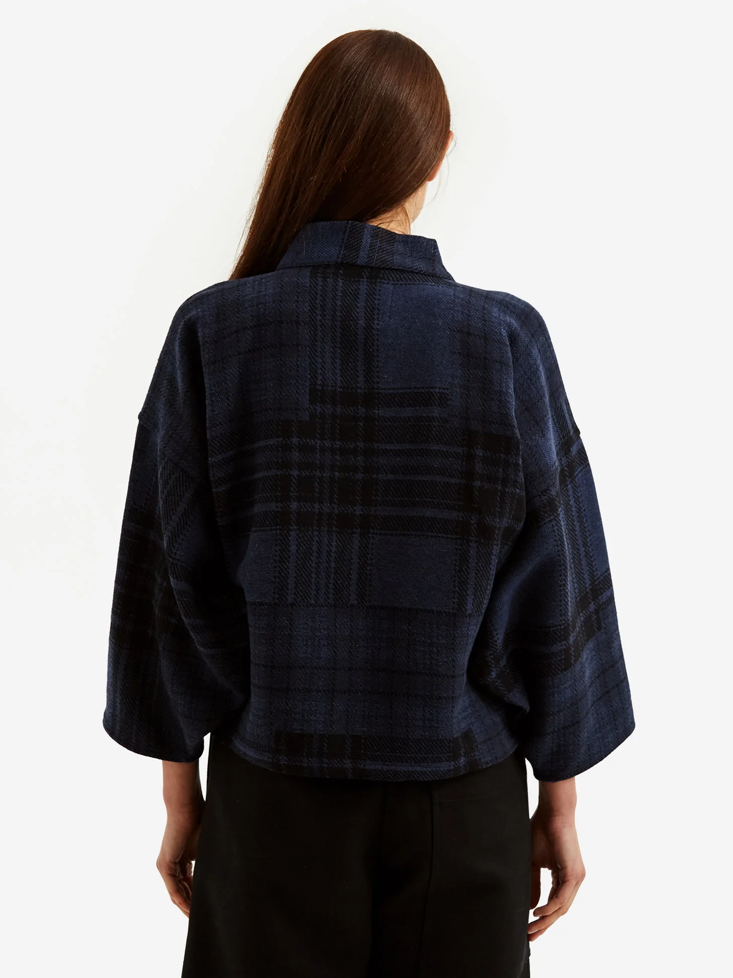 Girls Of Dust Boro Quilt - Navy - Image 5
