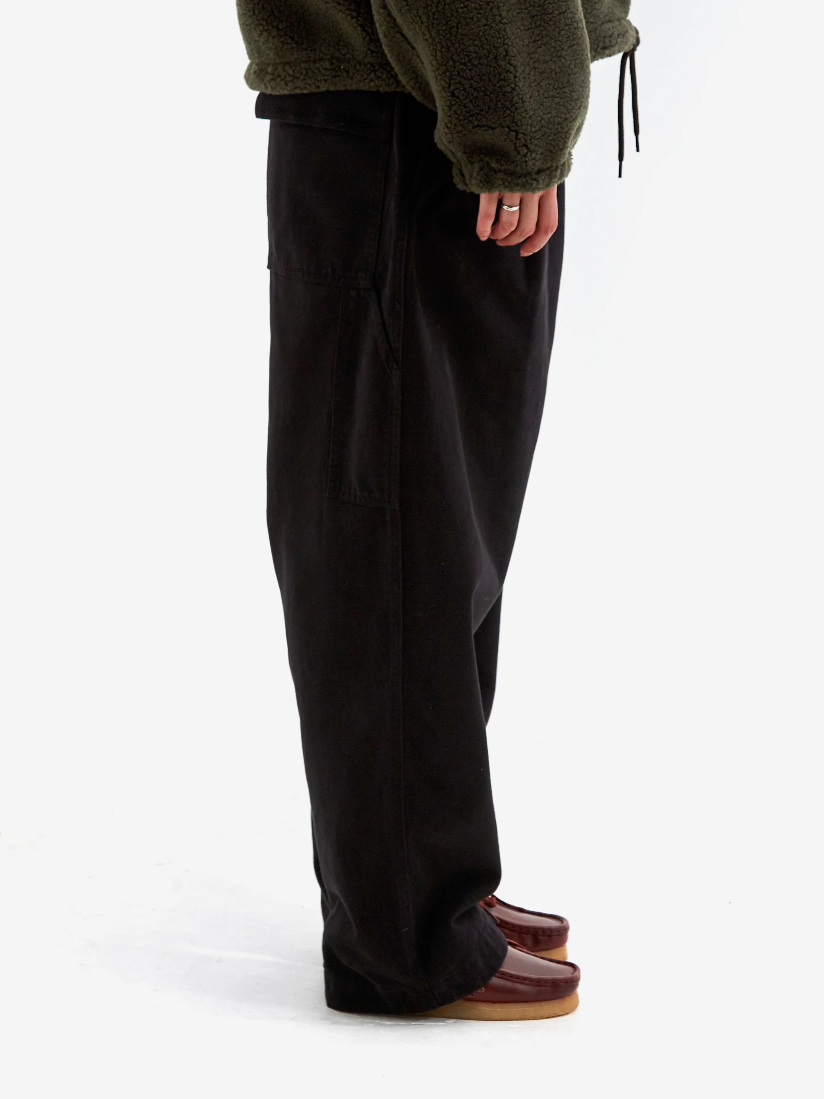 Girls Of Dust British Worker Pants - Black - Image 2