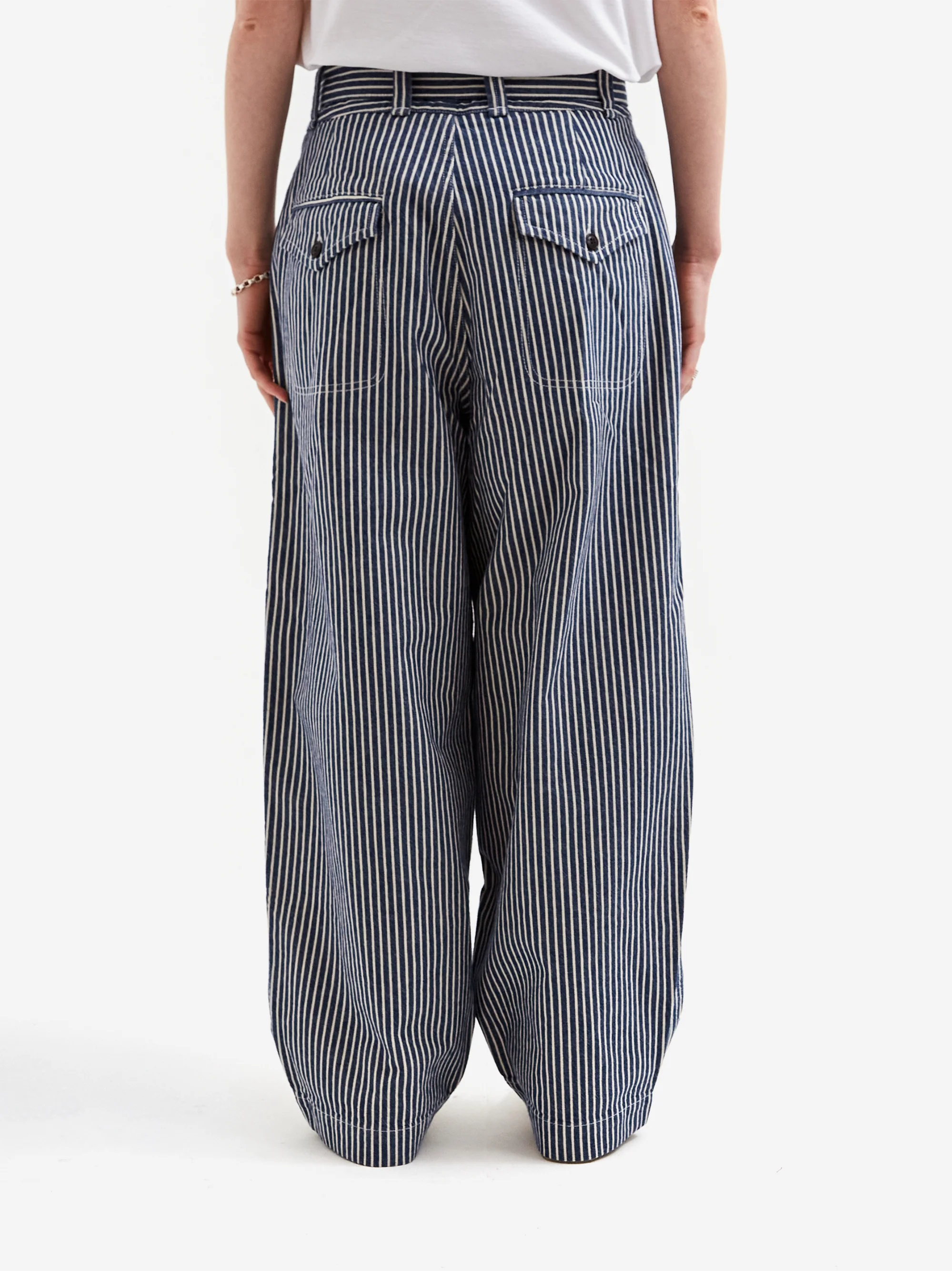 Girls Of Dust Field Chino - Blue/White - Image 3