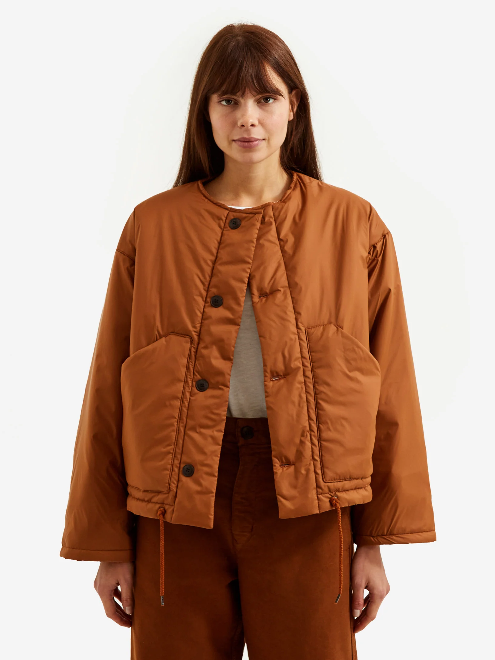 Girls Of Dust Fury Nylon Nuclear Jacket - Caramel