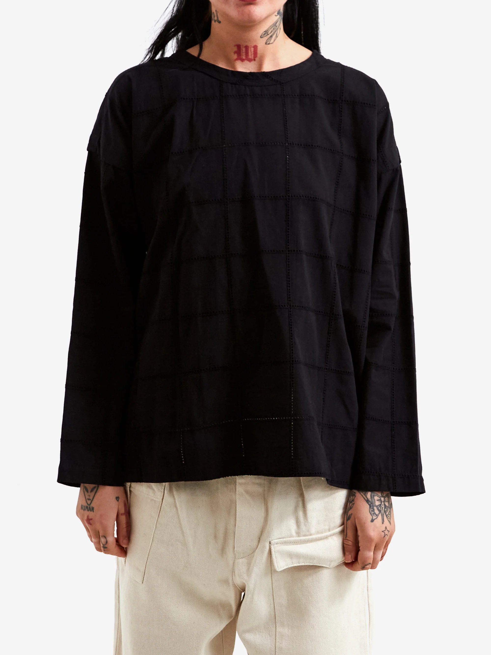 Girls Of Dust Gardener Smock - Black