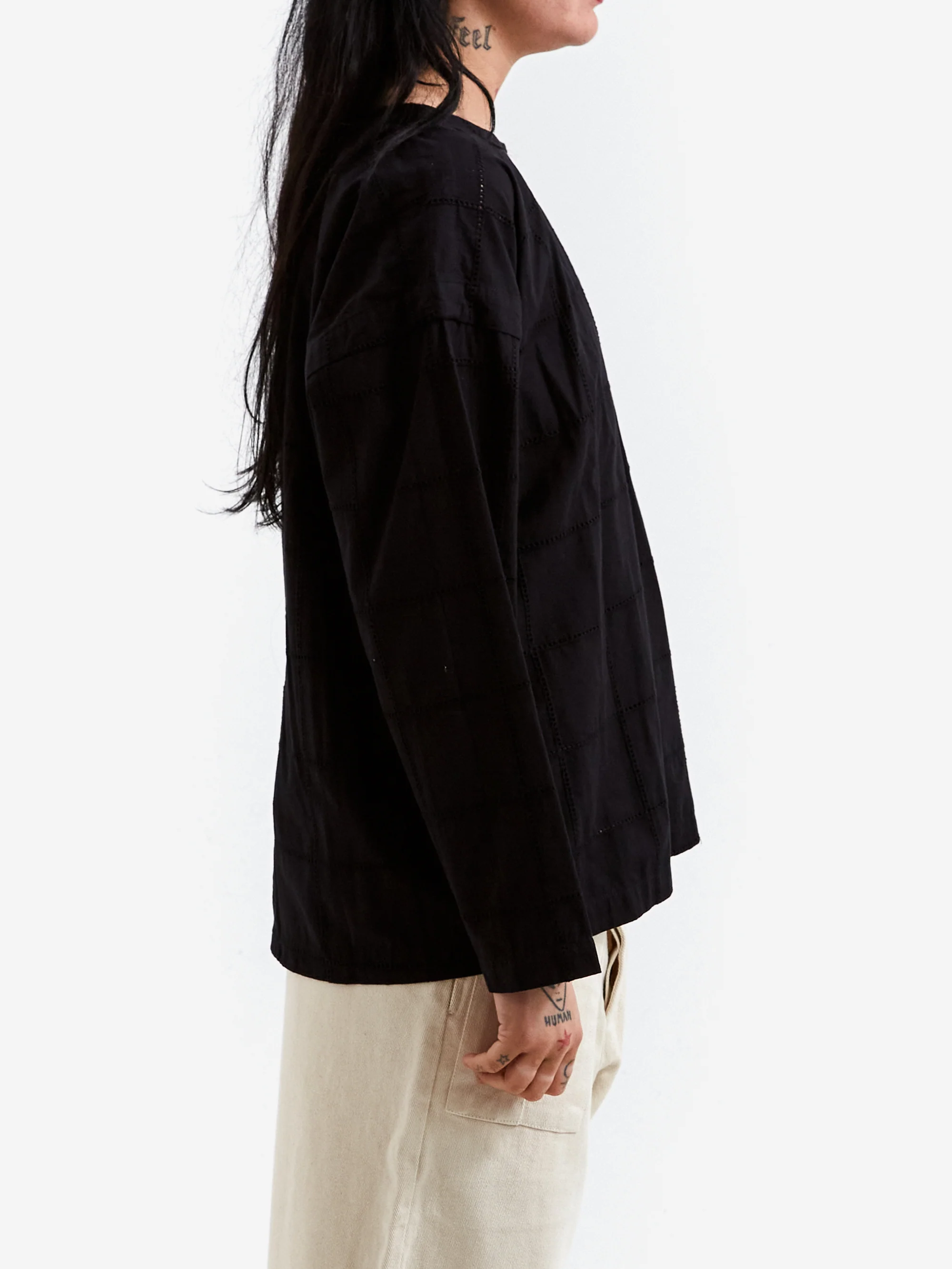 Girls Of Dust Gardener Smock - Black - Image 2