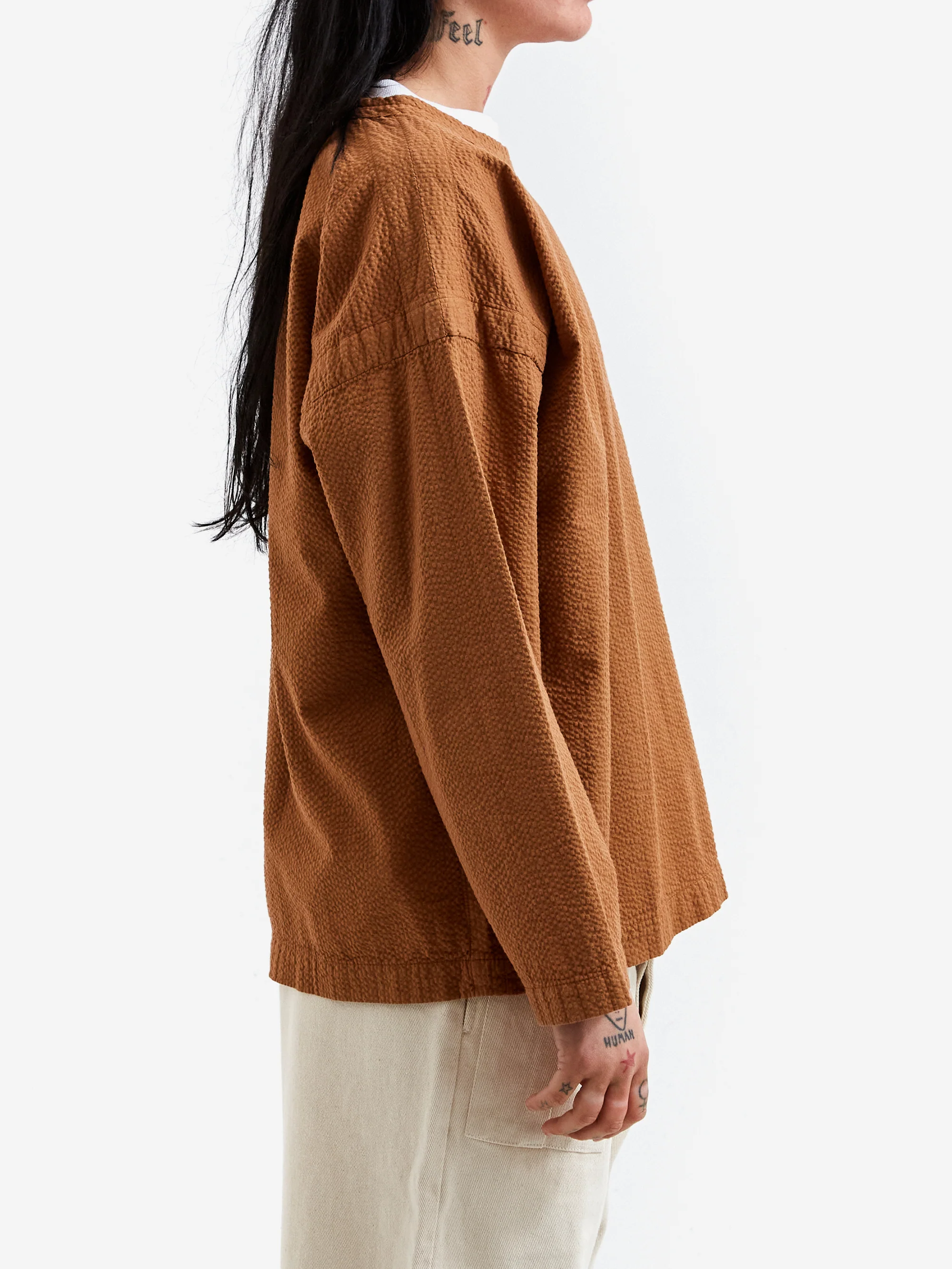 Girls Of Dust Gardener Smock - Caramel - Image 2