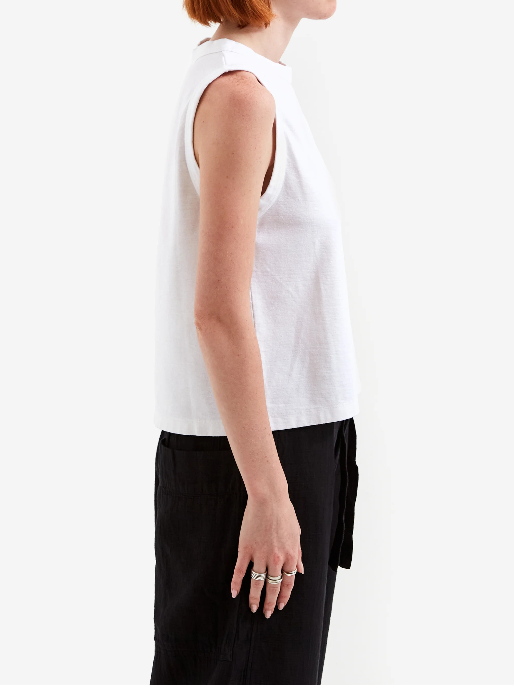 Girls Of Dust Johnny Tanktop - White - Image 2