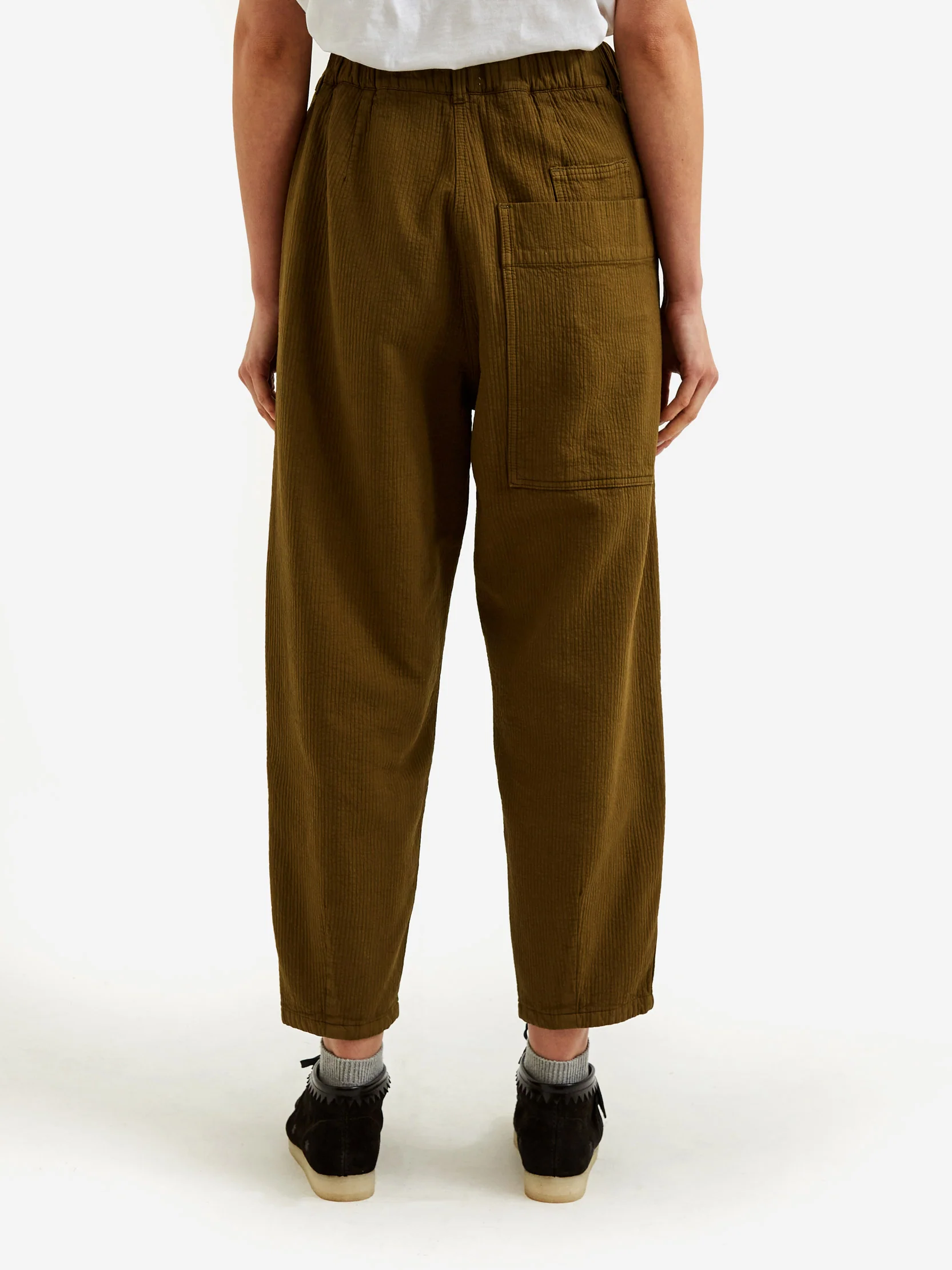 Girls Of Dust Karate Cotton Pasha Pant - Olive - Image 3