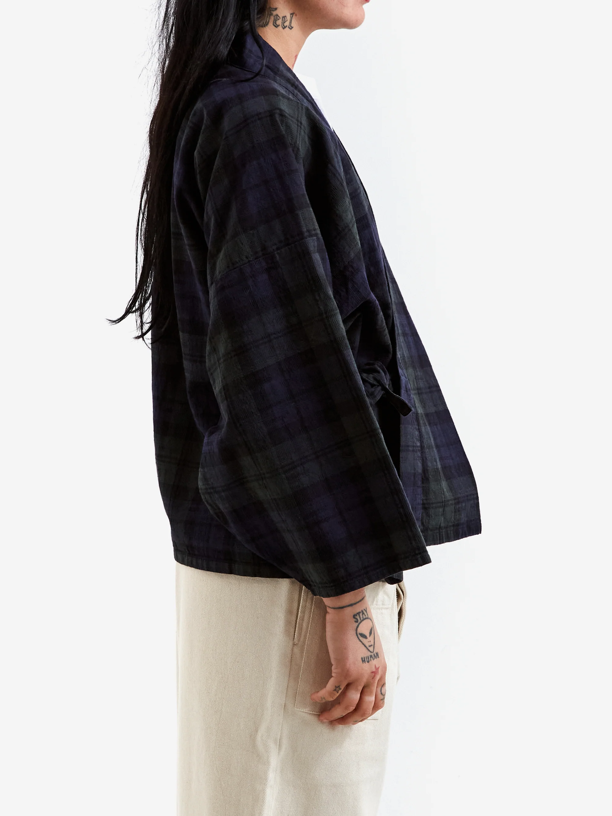 Girls Of Dust Kimono Shirt - Tartan - Image 2