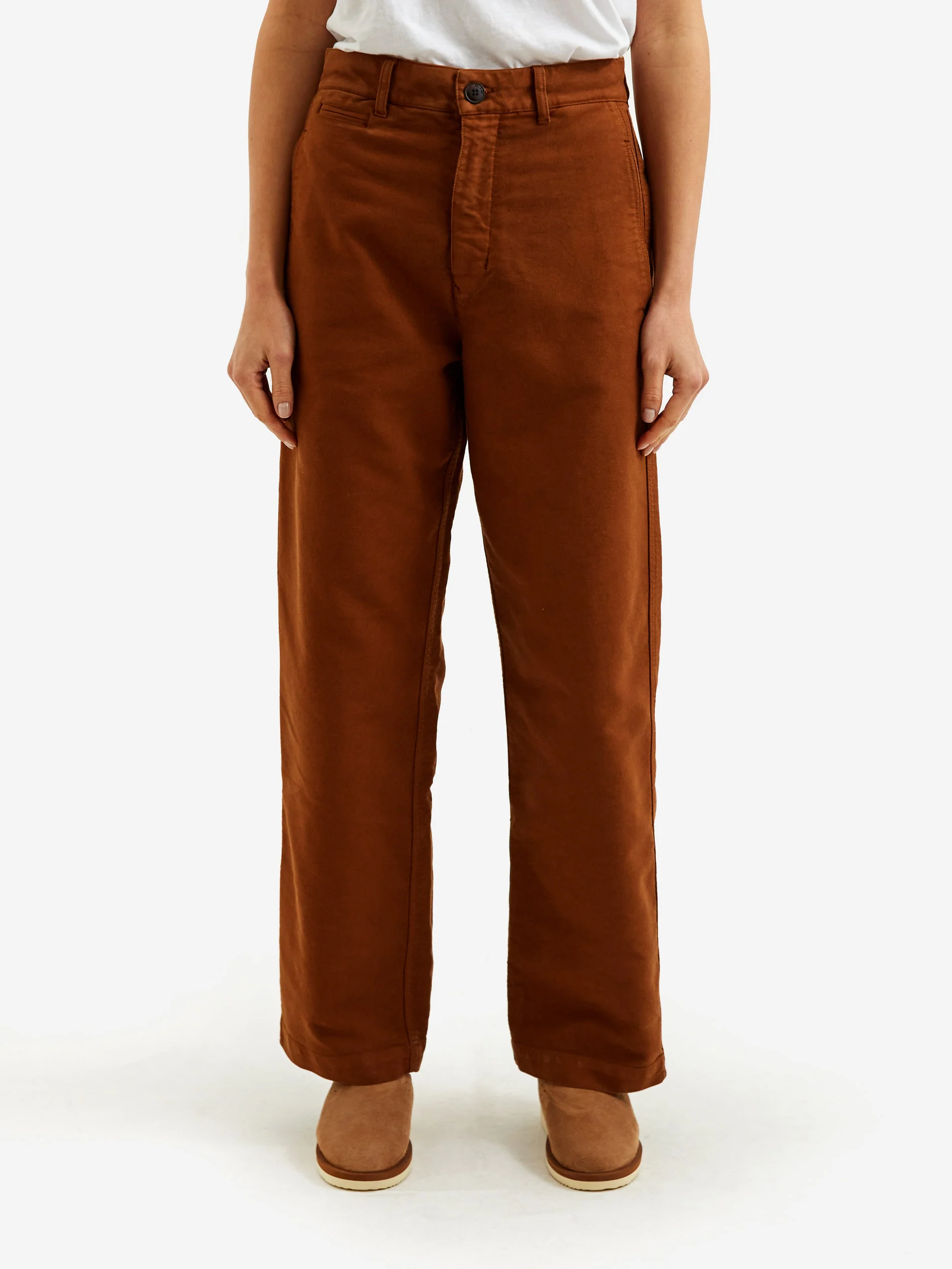Girls Of Dust Mechanic Cotton Reno Chino Pant - Sugar