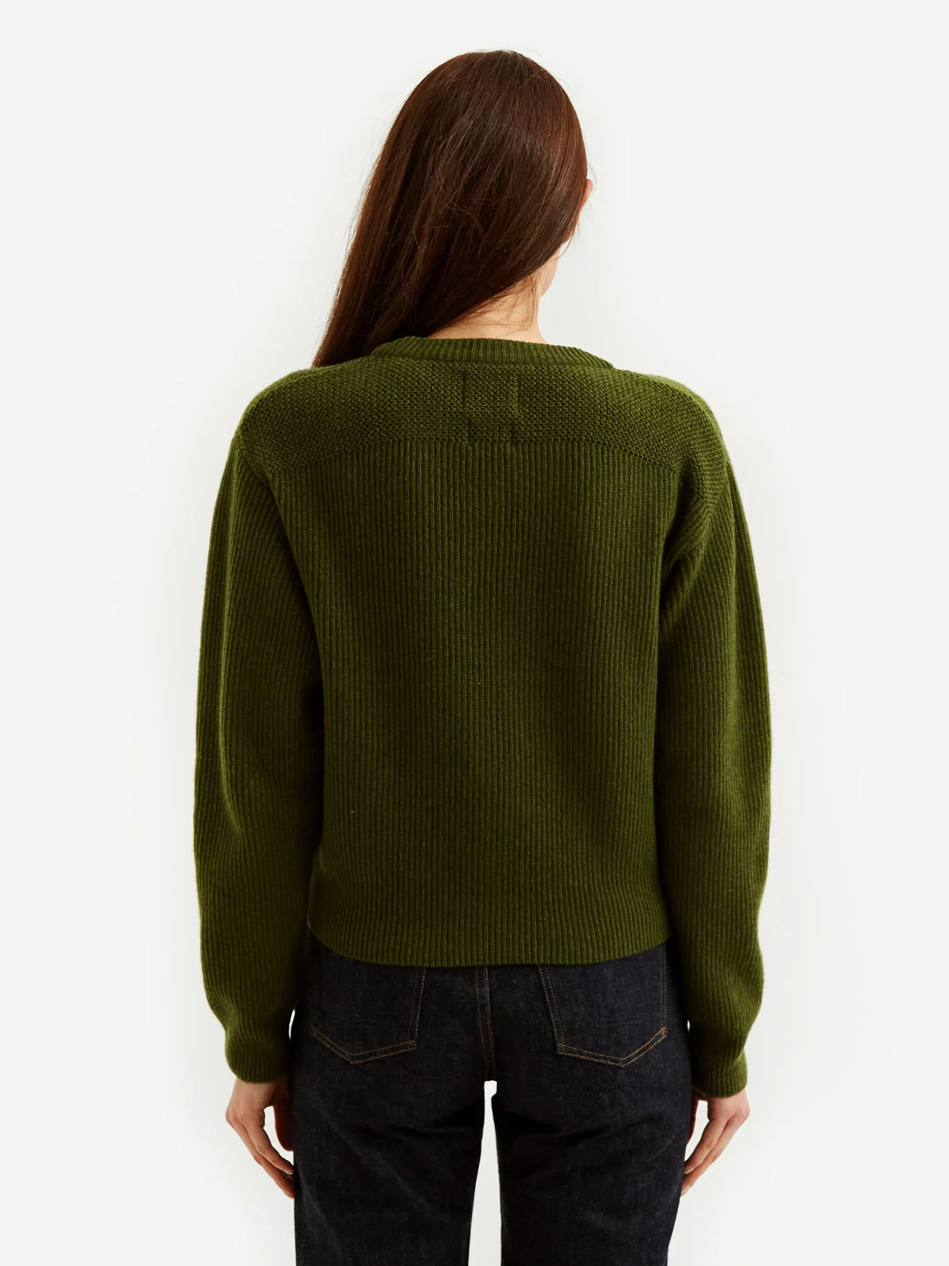 Girls Of Dust Merino Extra Fine Bomber Cardigan - Lizard - Image 5