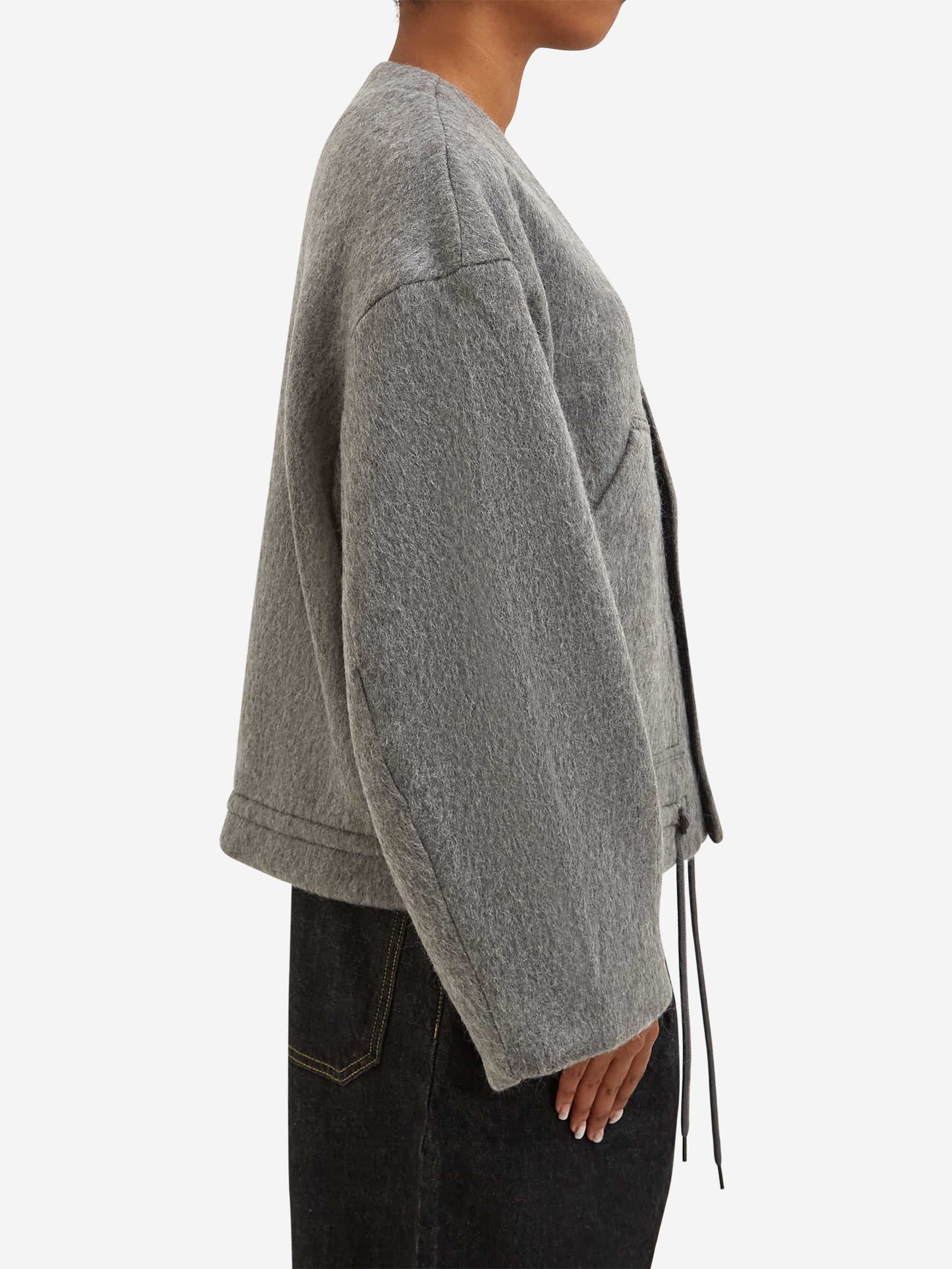 Girls Of Dust Mohair Reactor Jacket - Asphalt - Image 3