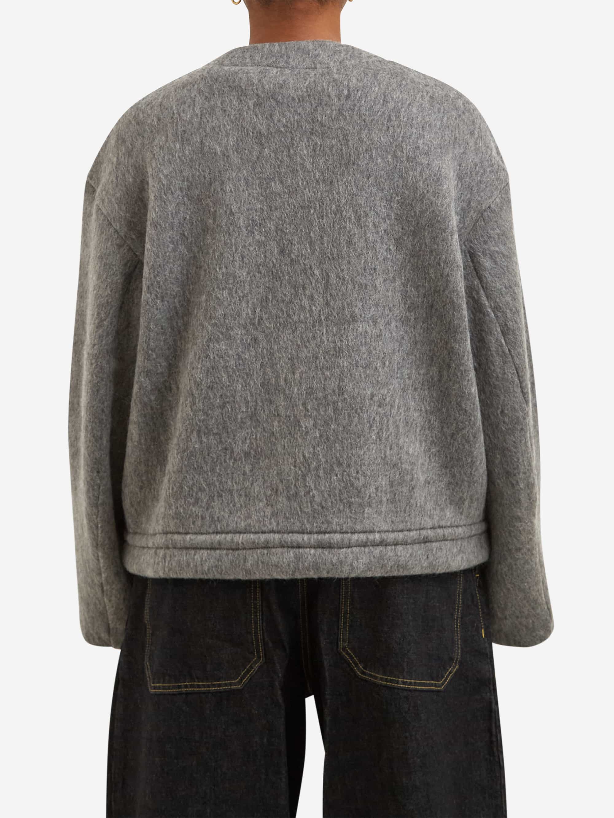 Girls Of Dust Mohair Reactor Jacket - Asphalt - Image 4