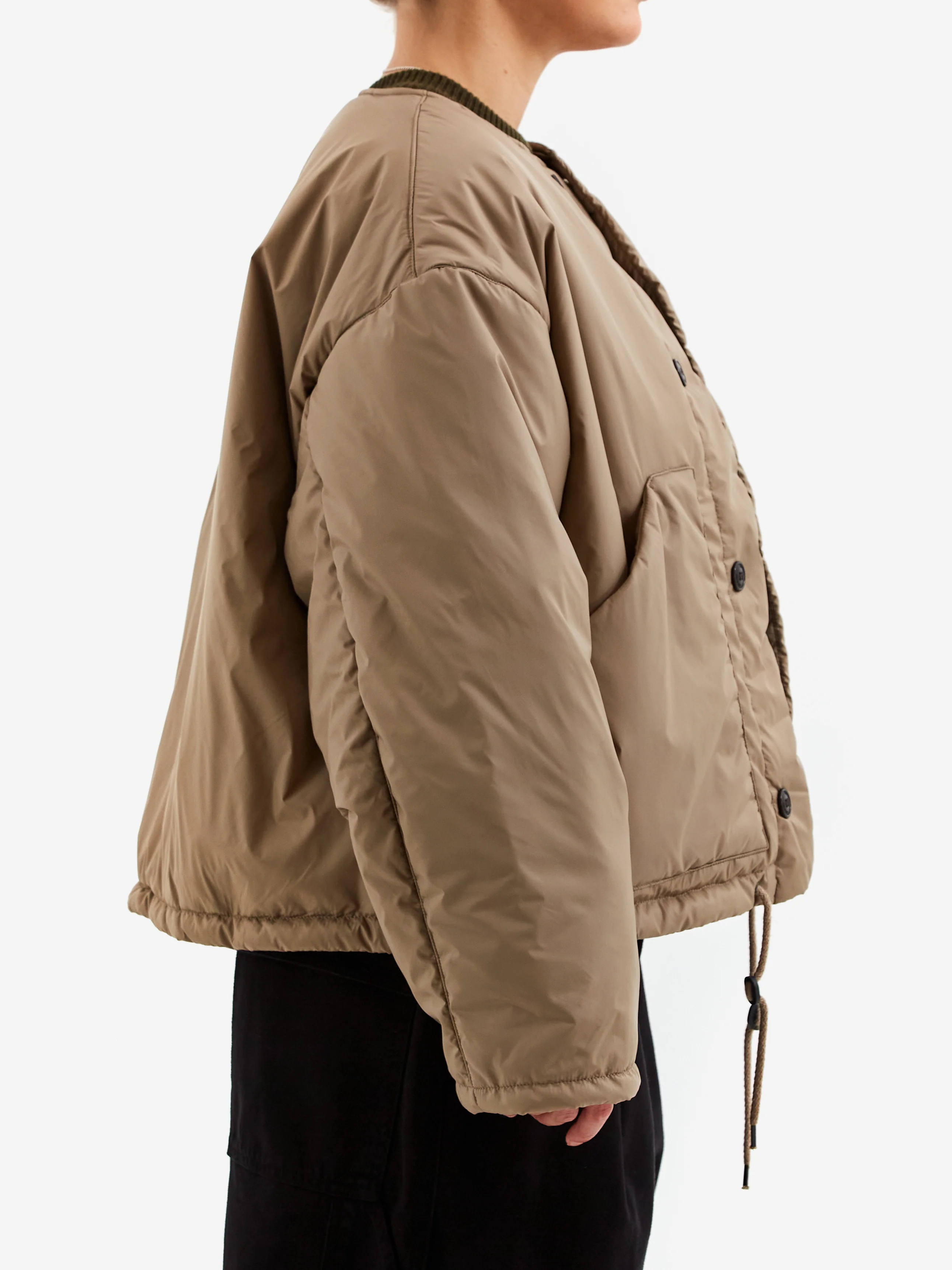 Girls Of Dust Nuclear Jacket Padded - Beige - Image 3