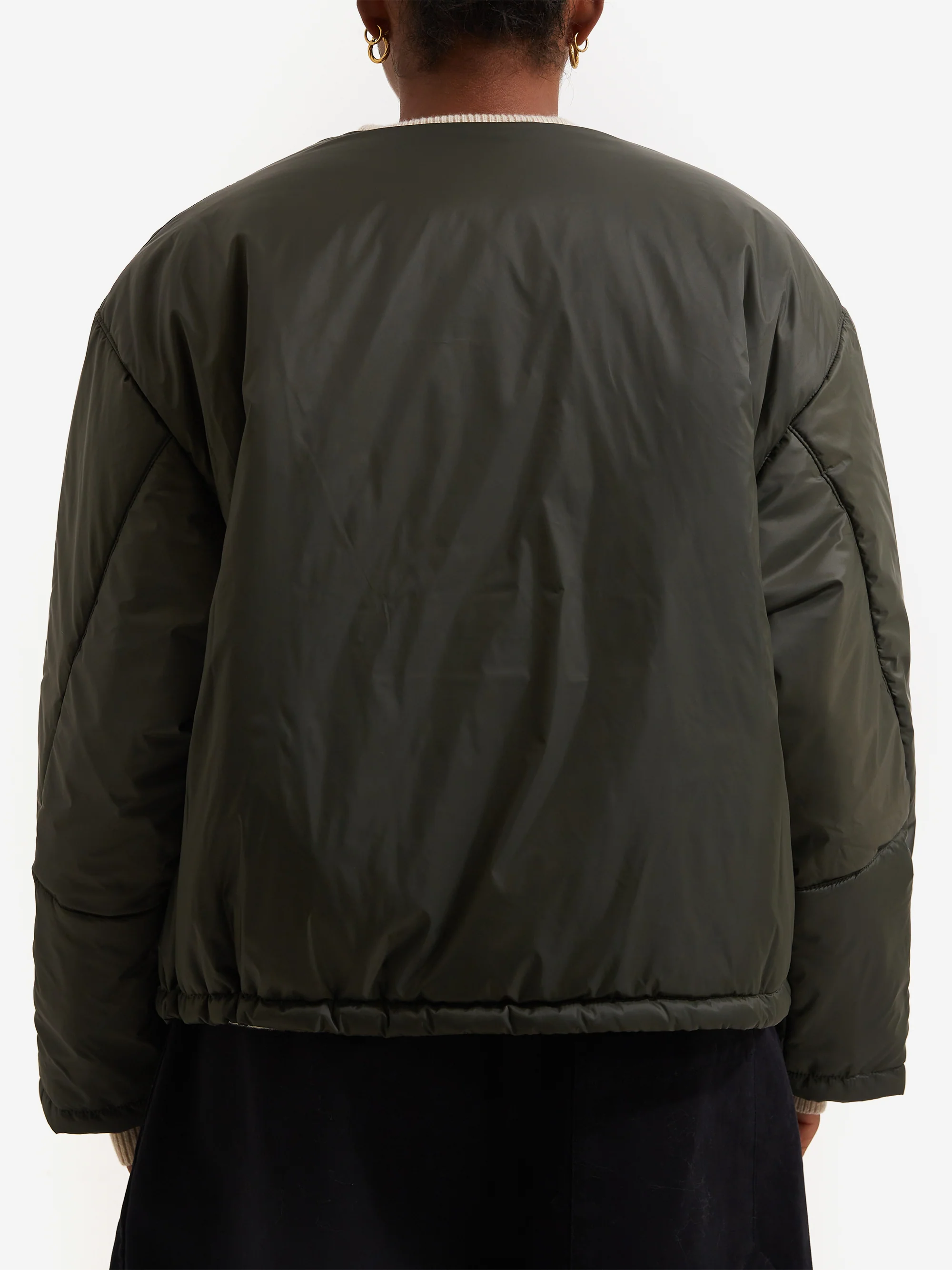 Girls Of Dust Padded Nuclear Jacket - Dusty Green - Image 4