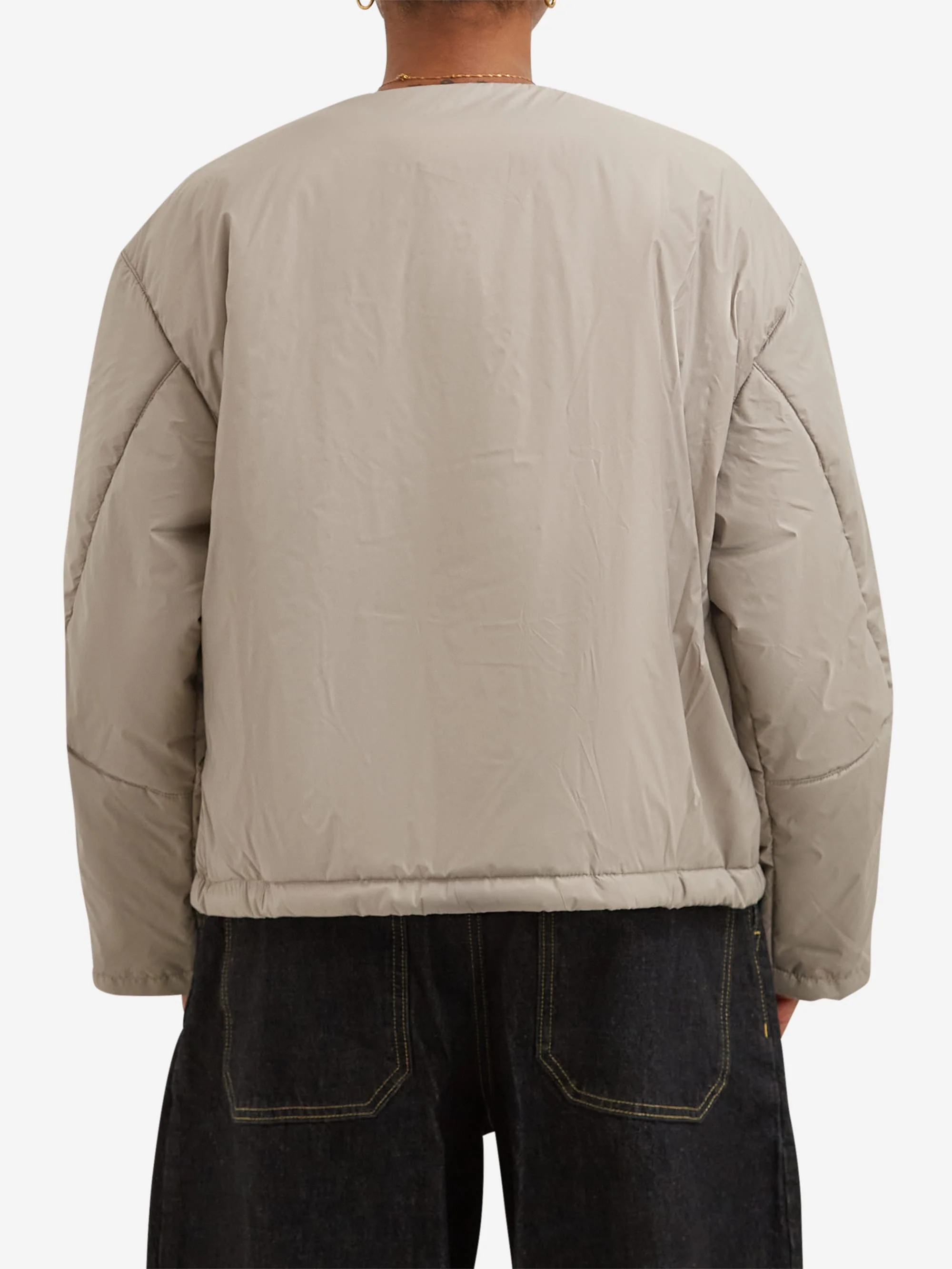 Girls Of Dust Padded Nuclear Jacket - Oyster - Image 4