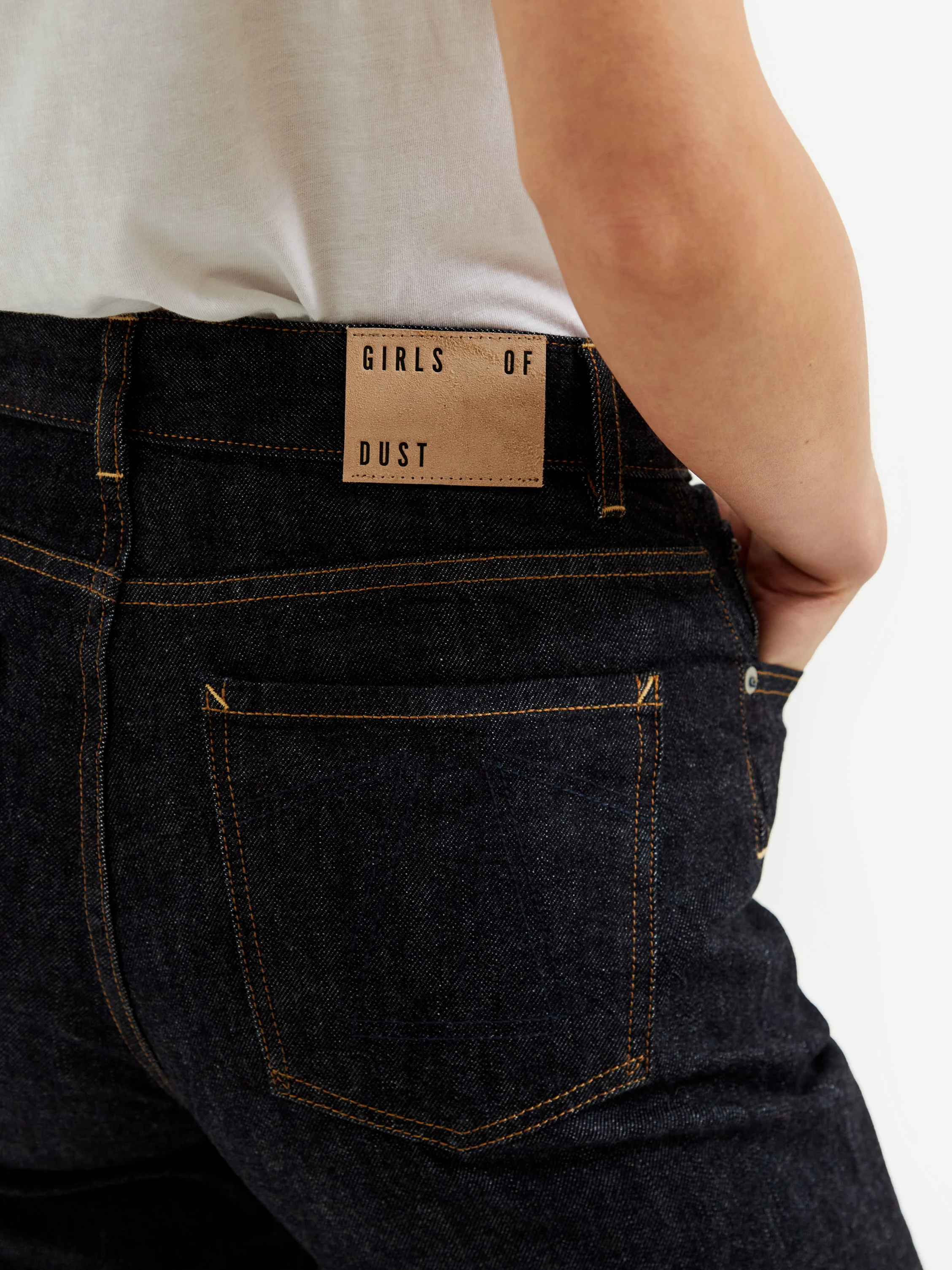 Girls Of Dust Patty Boy GOD Selvedge Denim Pant - Indigo Blue - Image 4