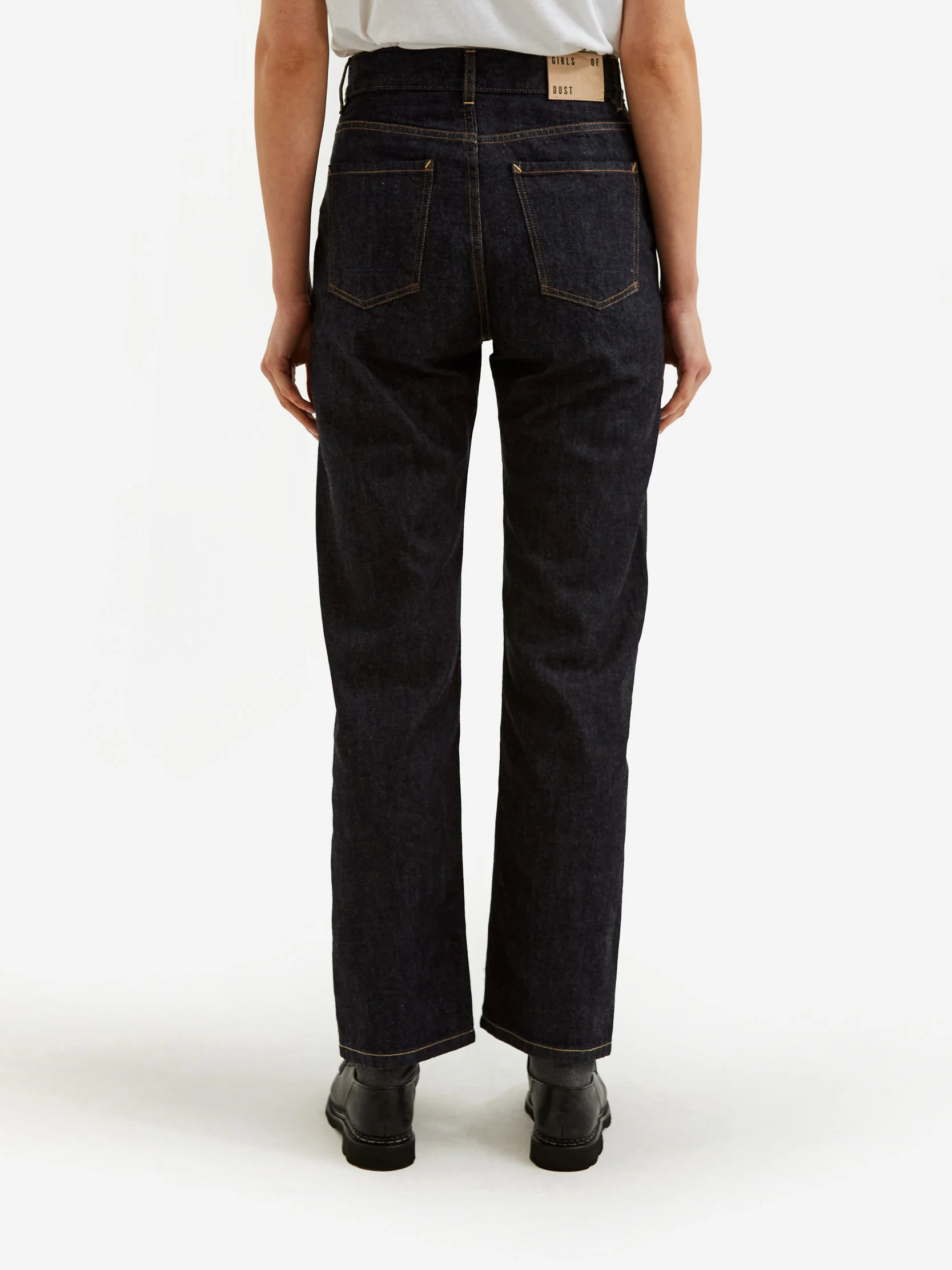 Girls Of Dust Patty Boy GOD Selvedge Denim Pant - Indigo Blue - Image 5