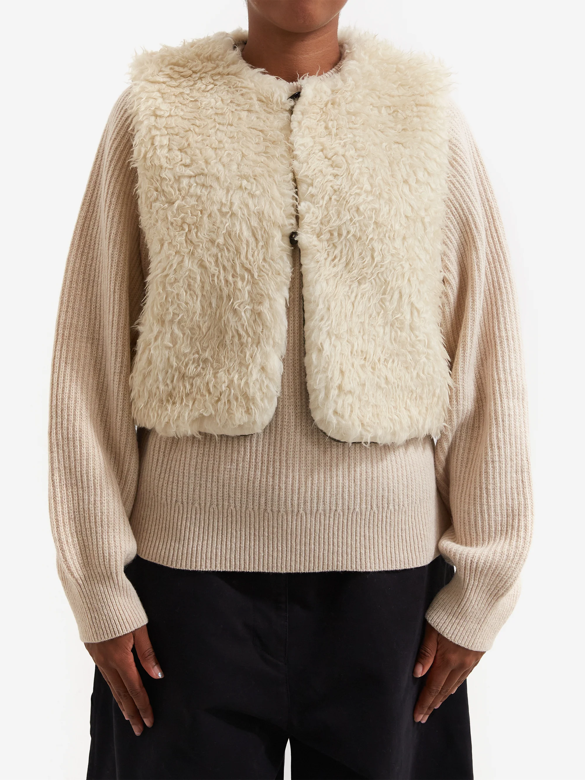 Girls Of Dust Peak Vest - Ecru