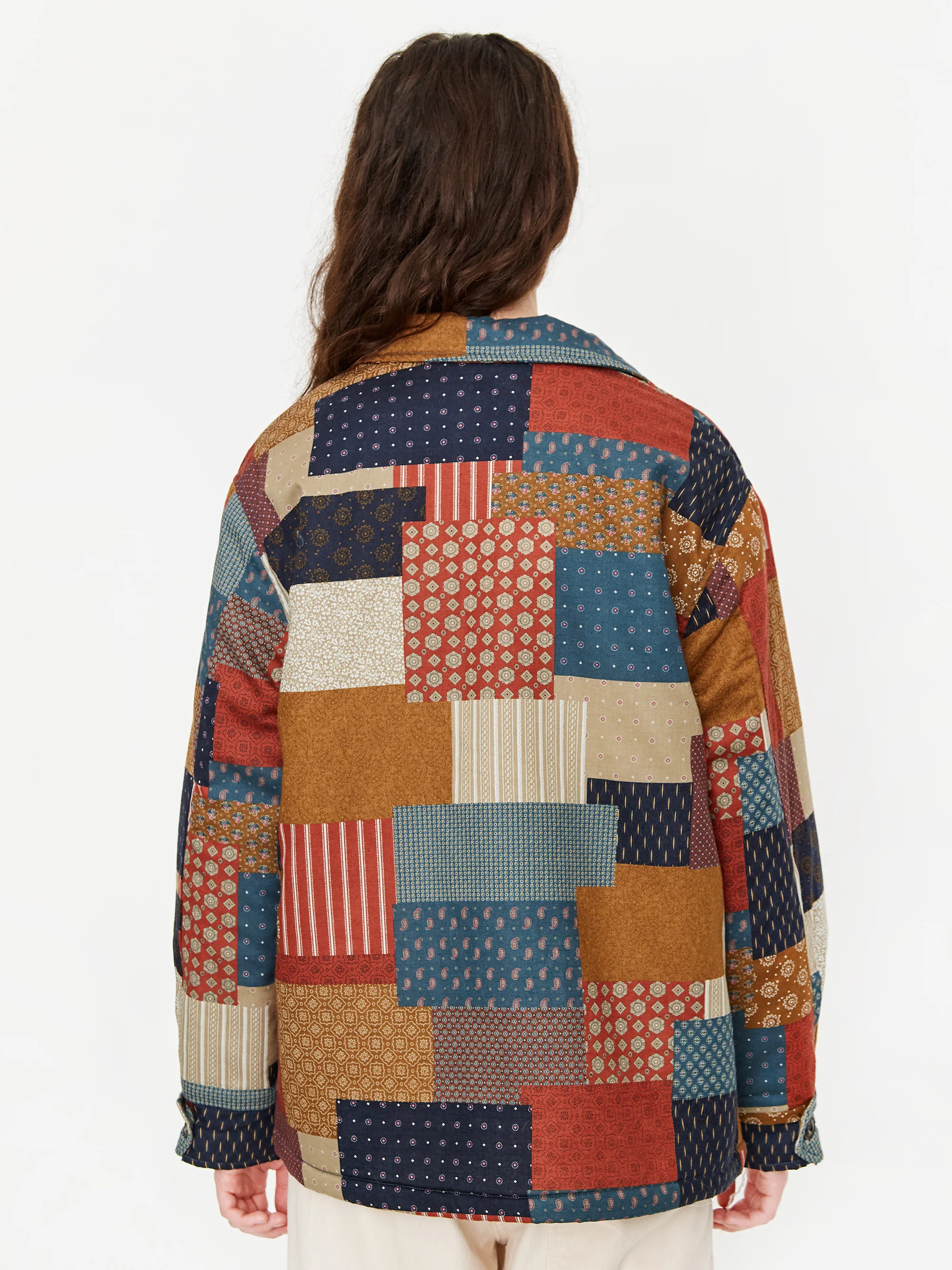 Girls Of Dust Reversible Coach Quilt Cotton Jacket - Multi - Image 7