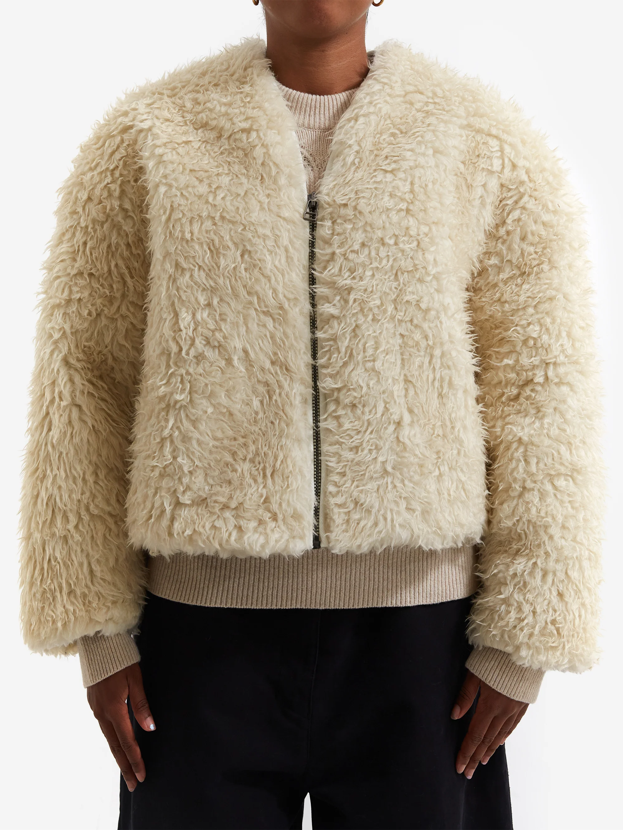 Girls Of Dust Shetland Jacket - Ecru