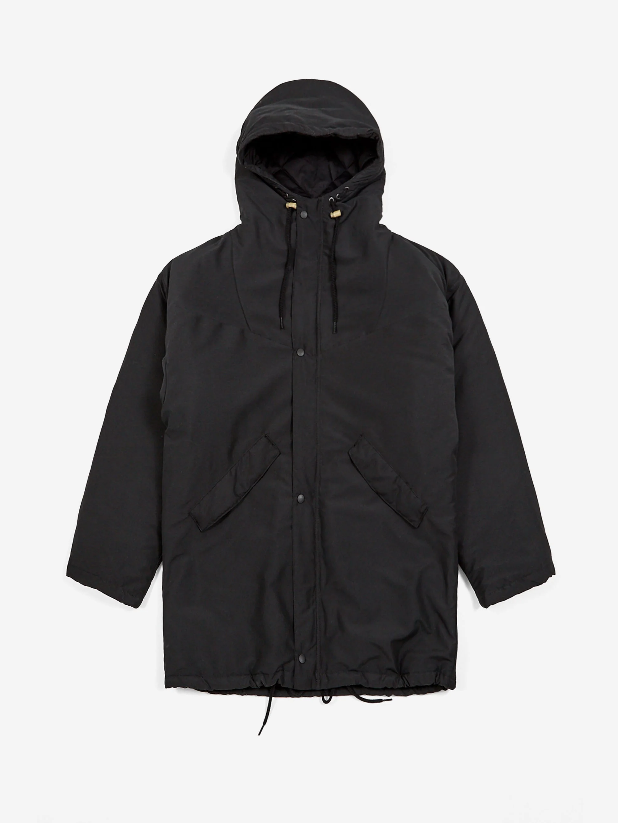 Girls Of Dust Storm Nylon Padded Hooded Jacket - Black - Image 8